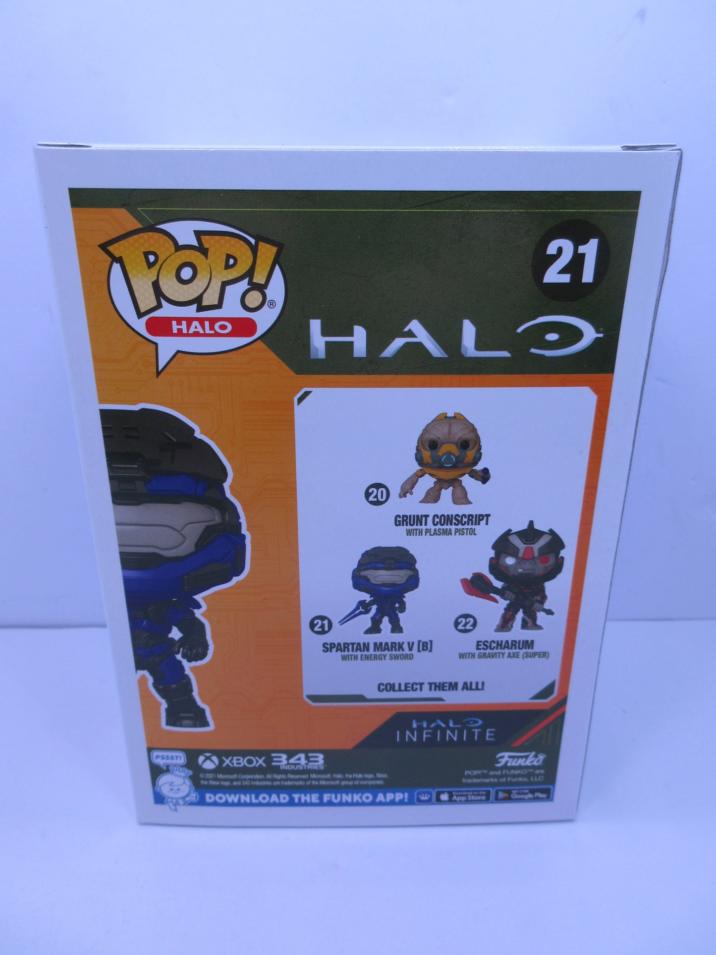 Halo - Spartan Mark IV (B) With Energy Sword #21 Funko Pop Vinyl&nbsp;