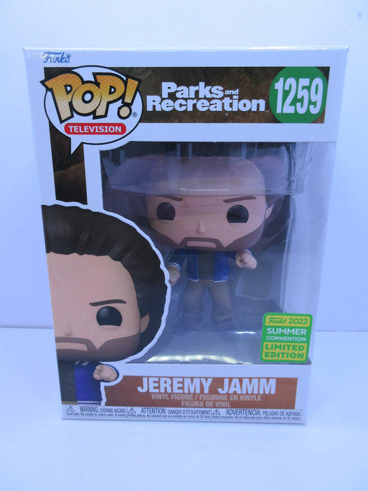 Television - Parks &amp; Recreation- Jeremy Jamm #1259 Funko Pop Vinyl Summer Convention Exclusive 2022