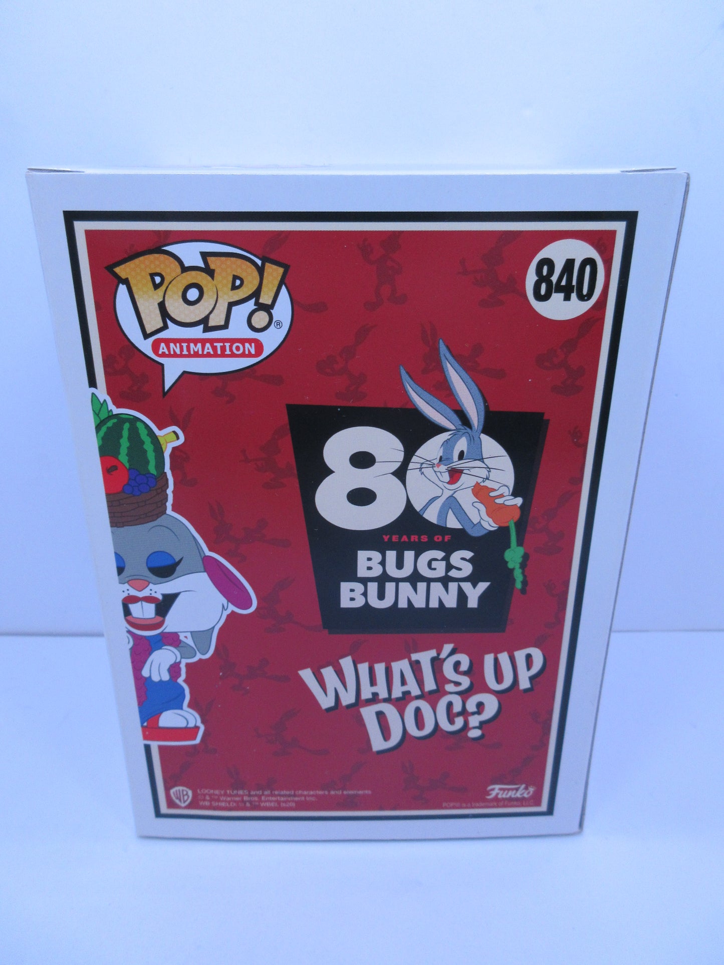 Animation Looney Tunes - Bugs Bunny In Fruit Hat Diamond Glitter #840 Funko Pop Vinyl SE