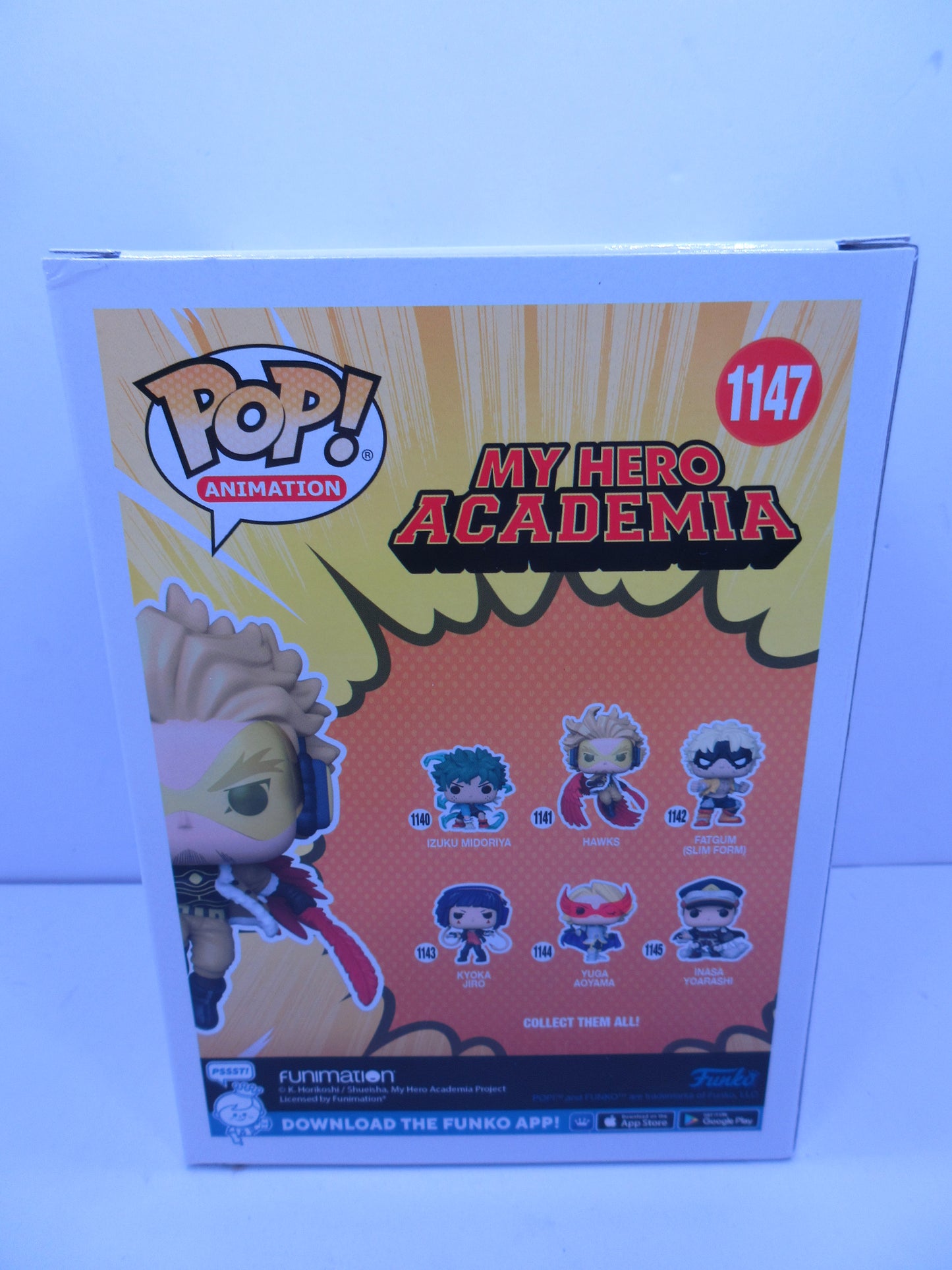 Animation - My Hero Academia - Hawks Flocked #1147 Funko Pop Vinyl SE