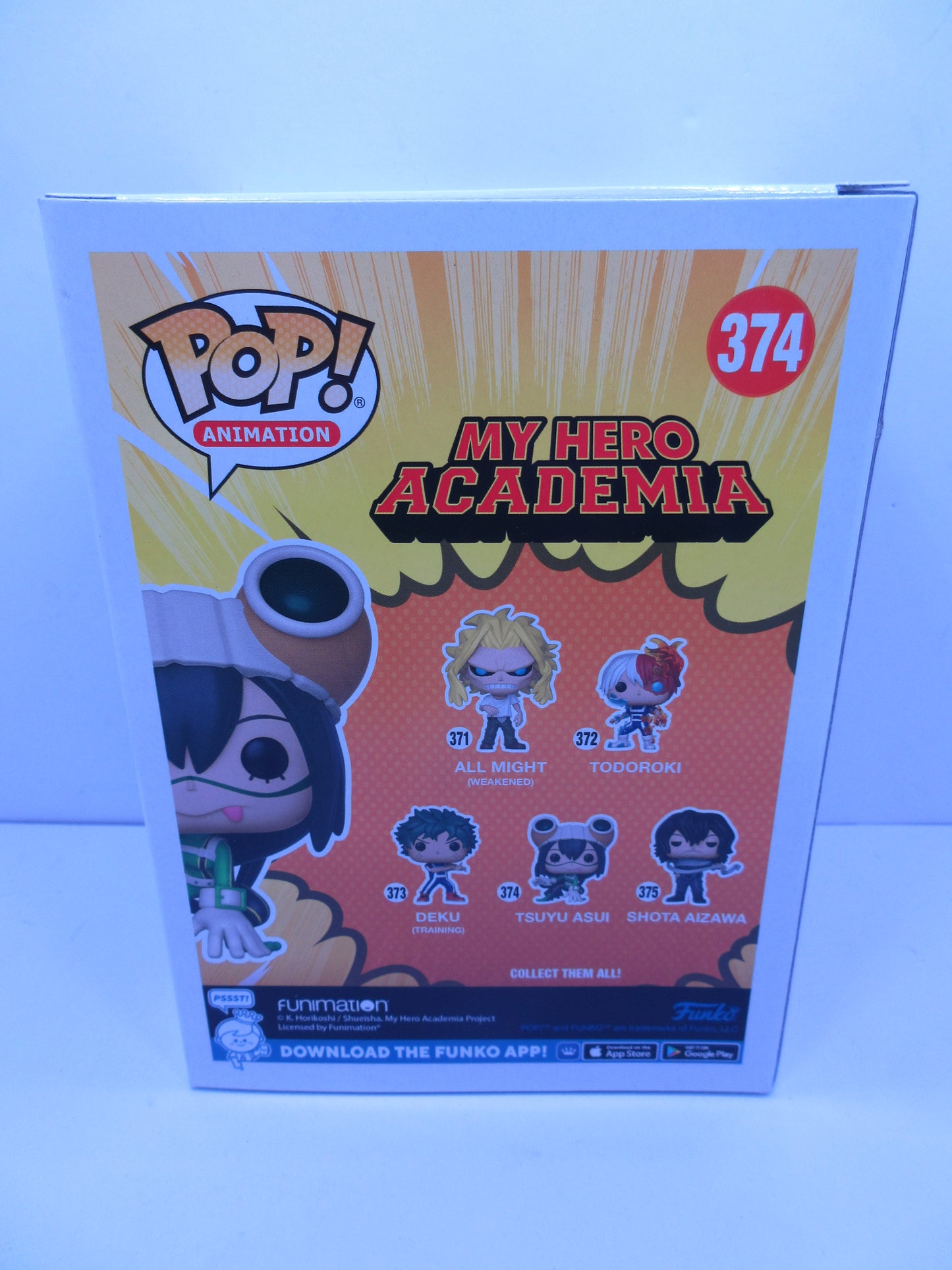 Animation - My Hero Academia - Tsuyu Asui #374 Funko Pop Vinyl Fall Convention Exclusive 2021