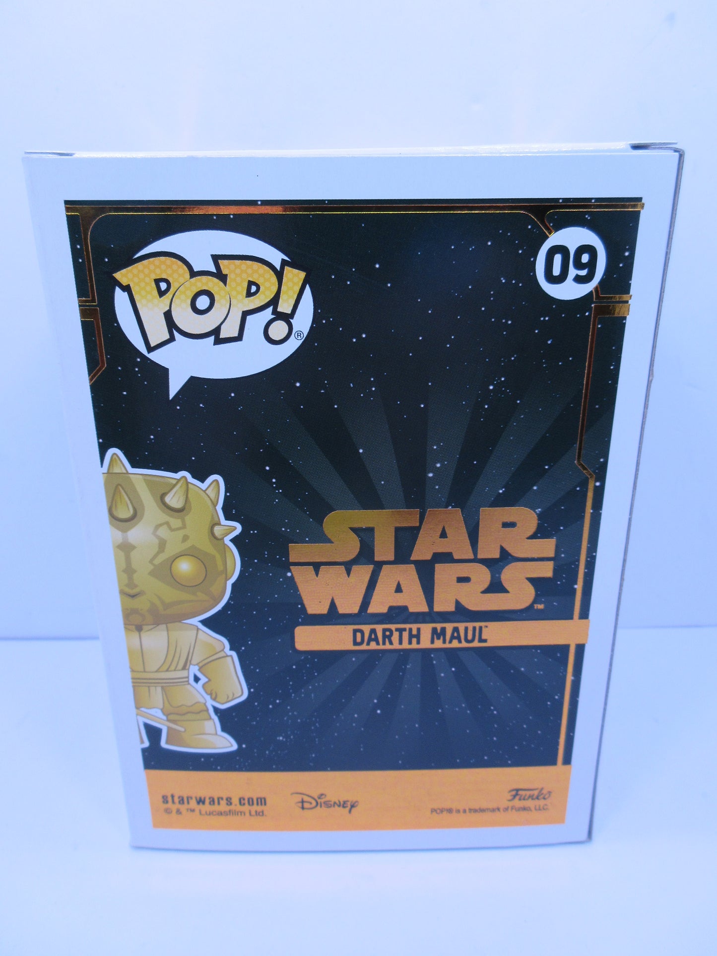 Star Wars - Darth Maul #09 Gold Patina SE Funko Pop Vinyl SE