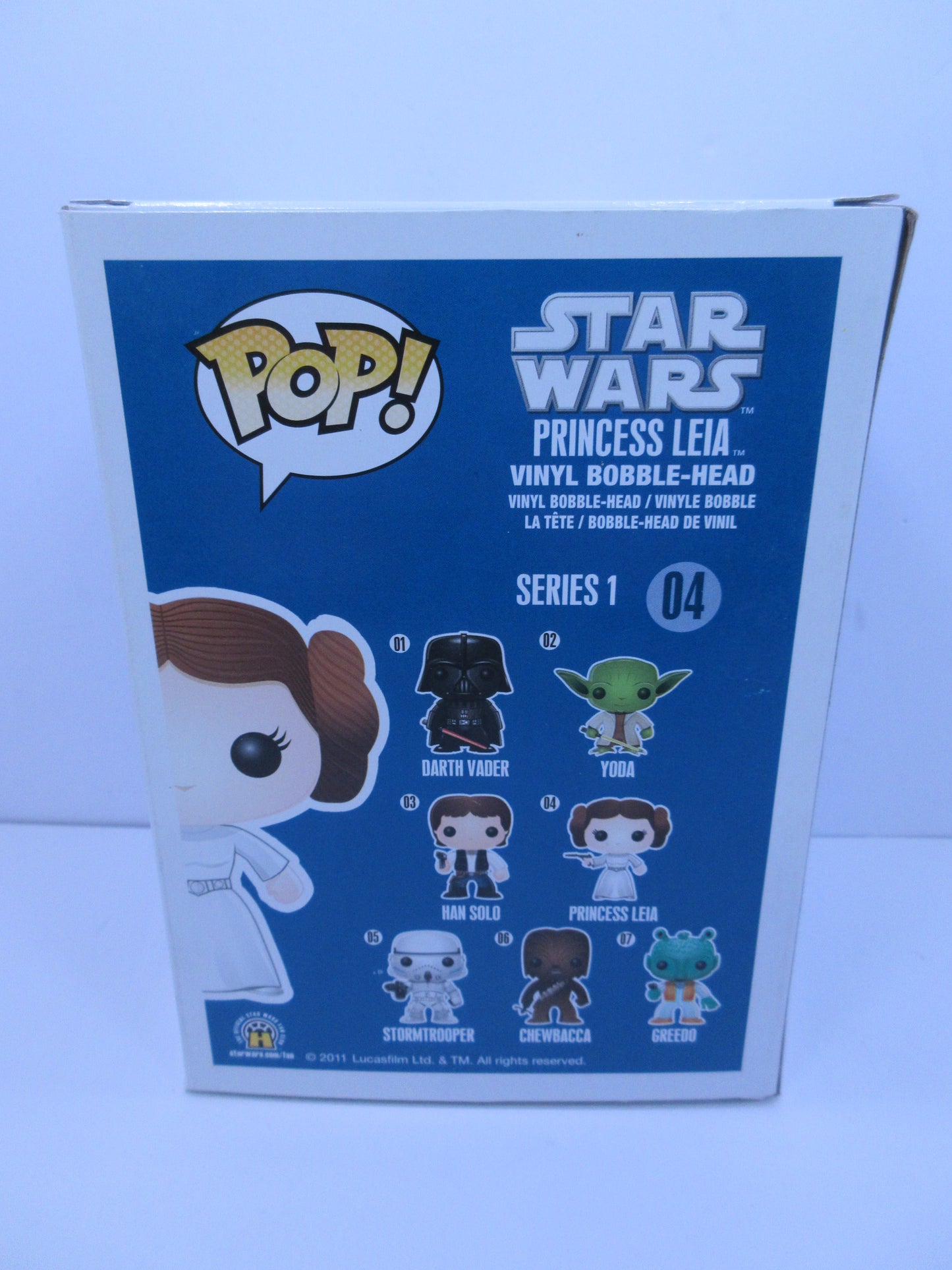 Star Wars - Princess Leia Blue Box #400 Funko Pop Vinyl Figure 2017