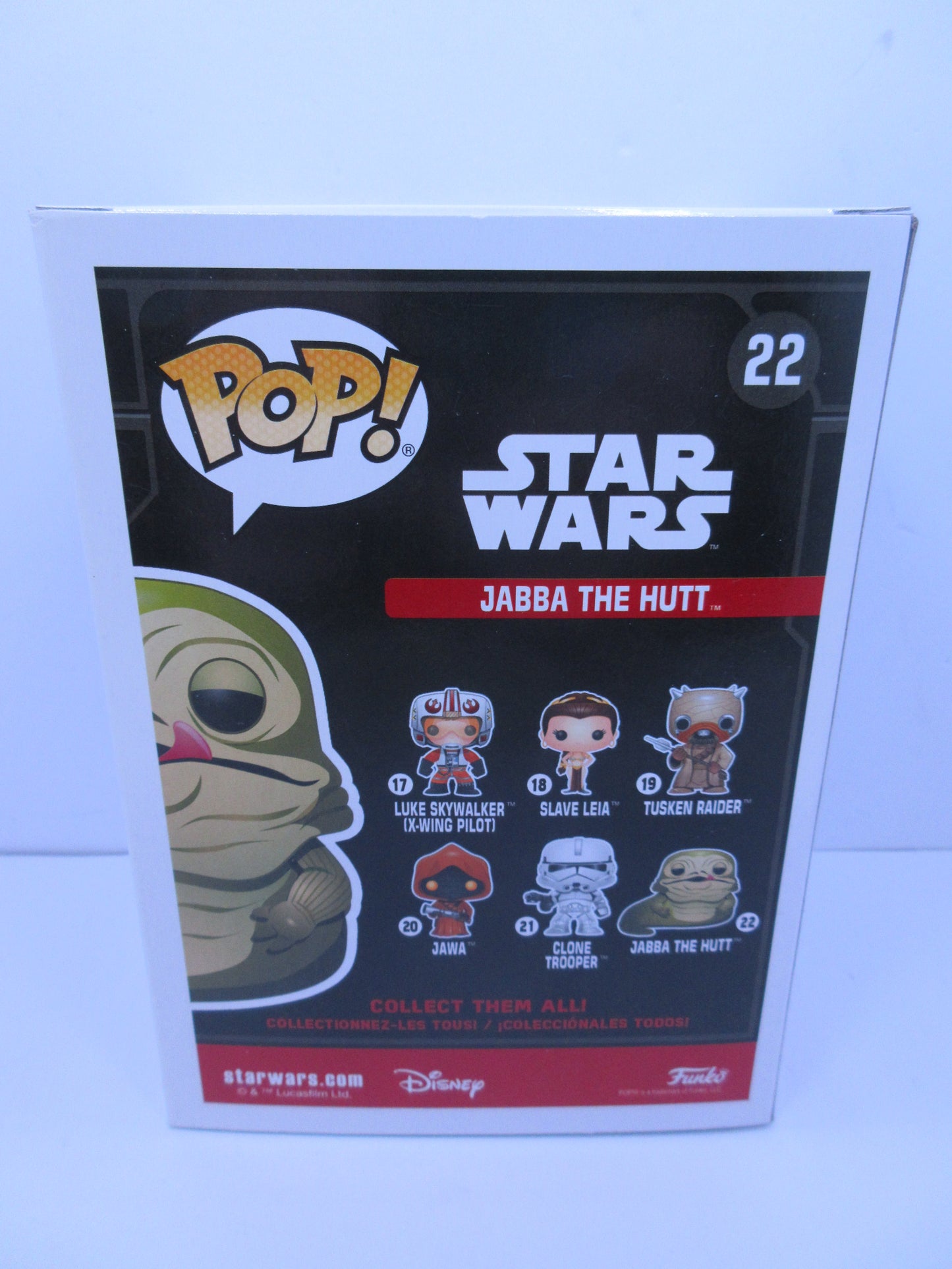 Star Wars - Jabba The Hutt Black Box #22 Funko Pop Vinyl Figure 2018