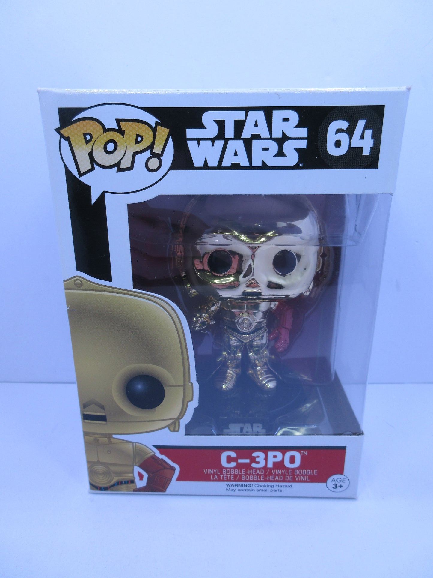 Star Wars - C-3PO Red Arm Chrome Body #64 Funko Pop Vinyl Figure