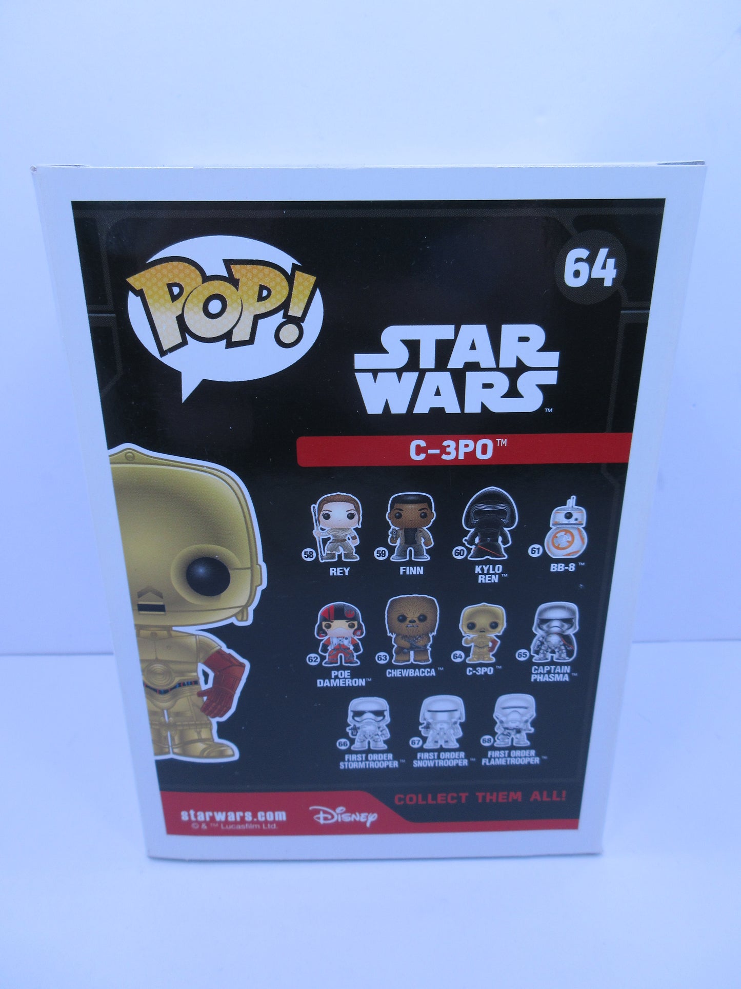 Star Wars - C-3PO Red Arm Chrome Body #64 Funko Pop Vinyl Figure