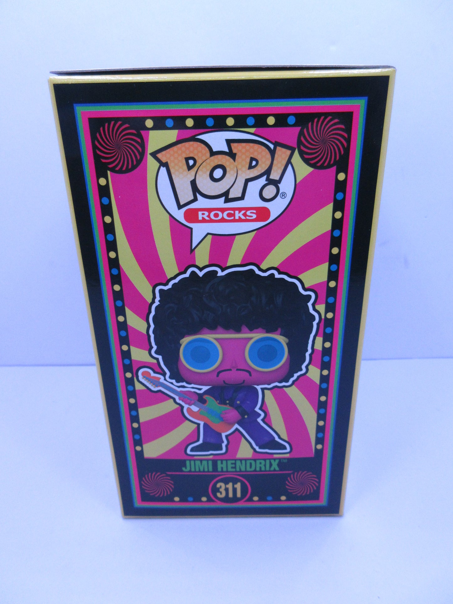 Rocks - Jimi Hendrix #311 Black Light Summer Convention 2023 Funko Pop Vinyl