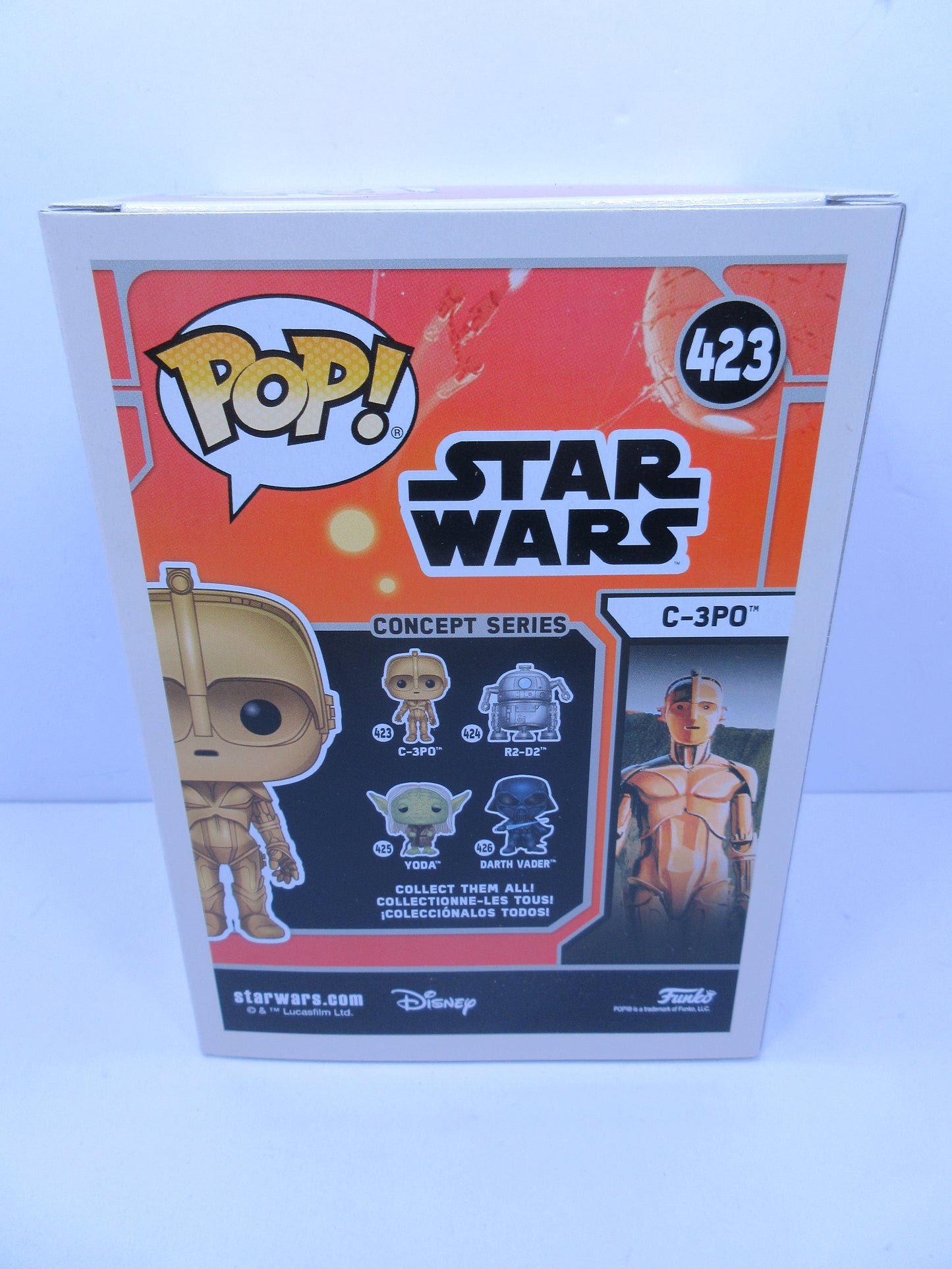 Star Wars - C-3PO #423 Concept Series Funko Pop Vinyl Figure 2020