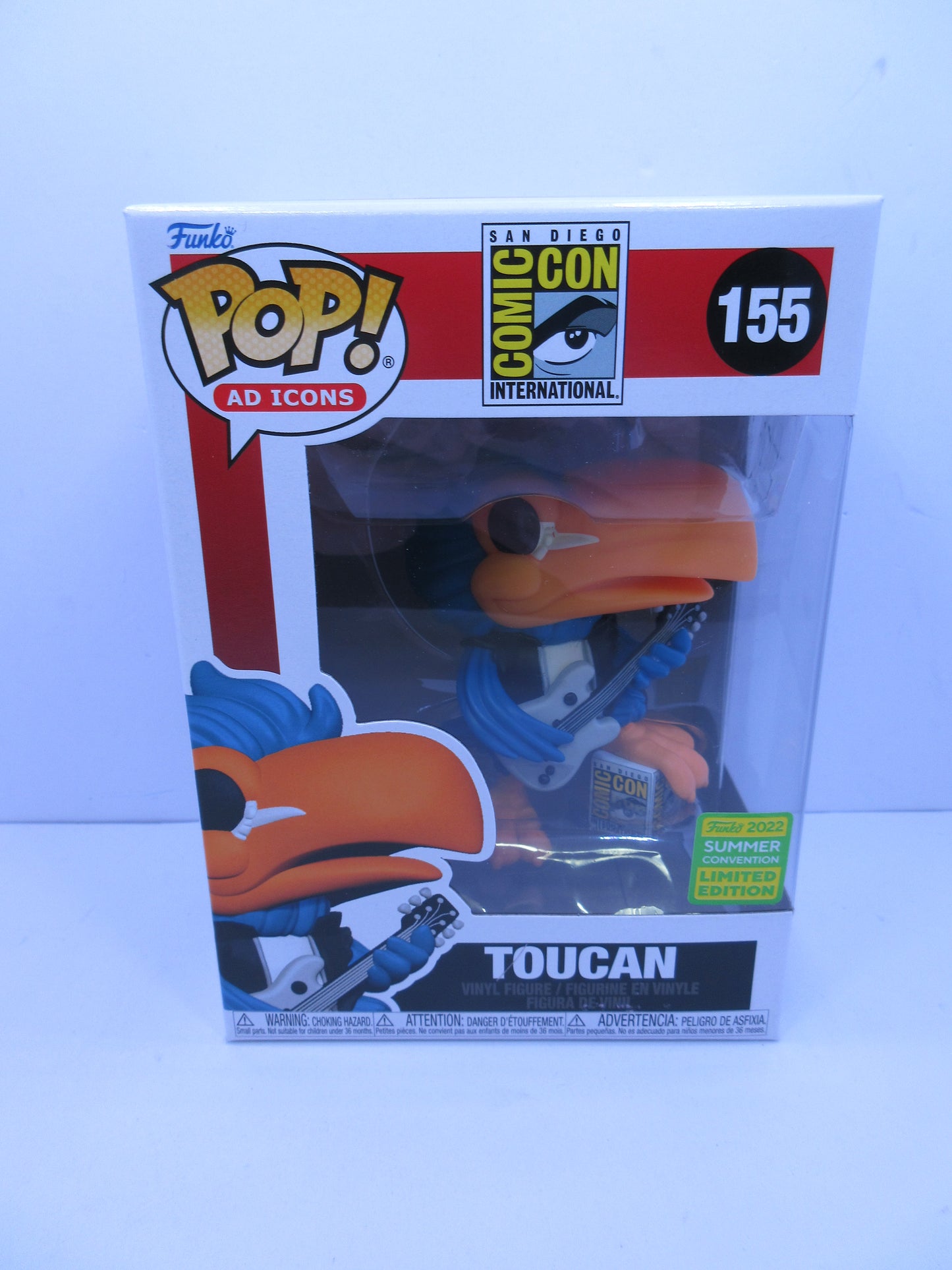 Ad Icons - Toucan #155 SDCC 2022 Mascot Funko Pop Vinyl Figure