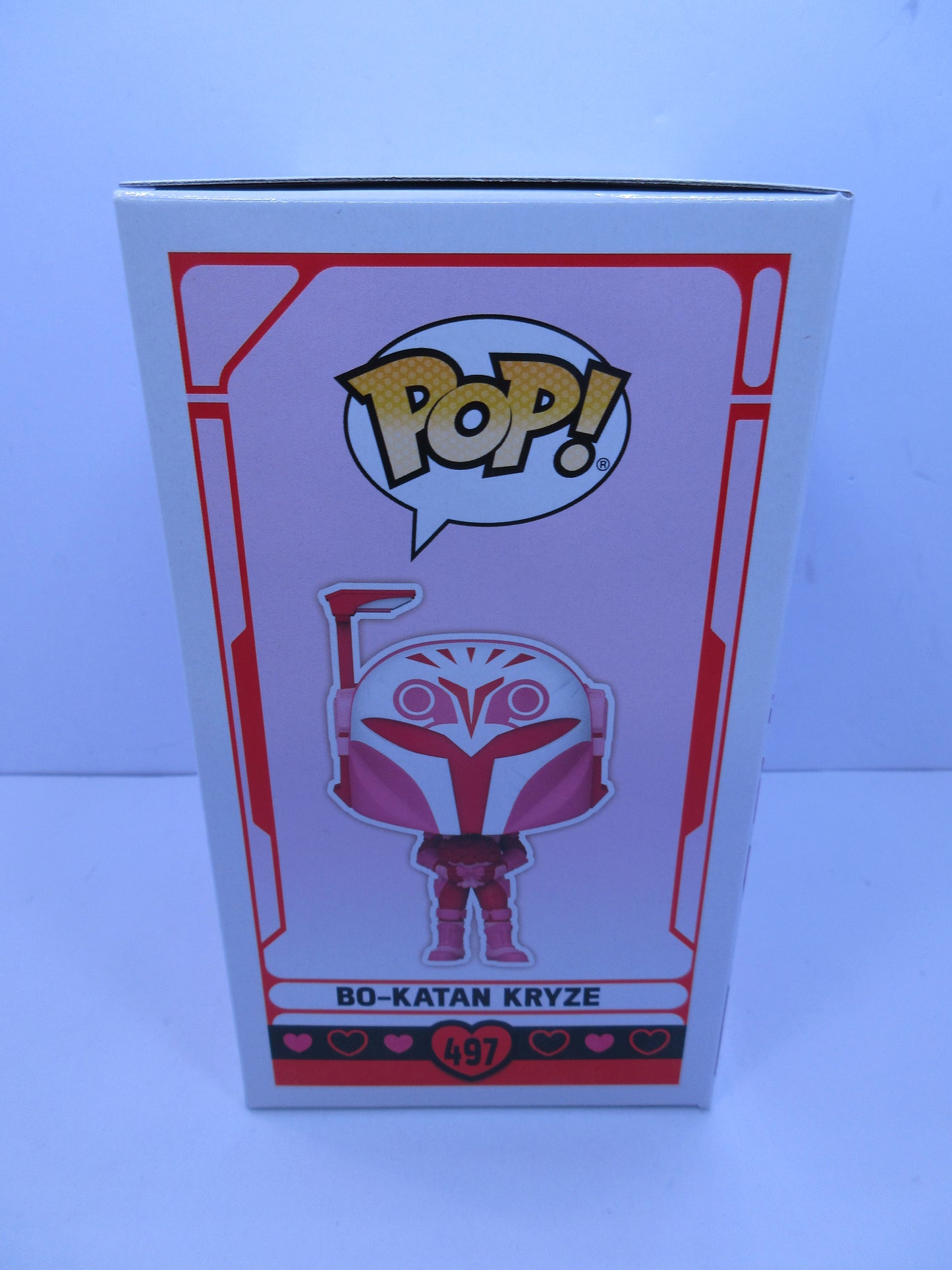 Star Wars - Bo-Katan Kryze #497 Valentines Day Pink Funko Shop Pop Exclusive 2021 Vinyl