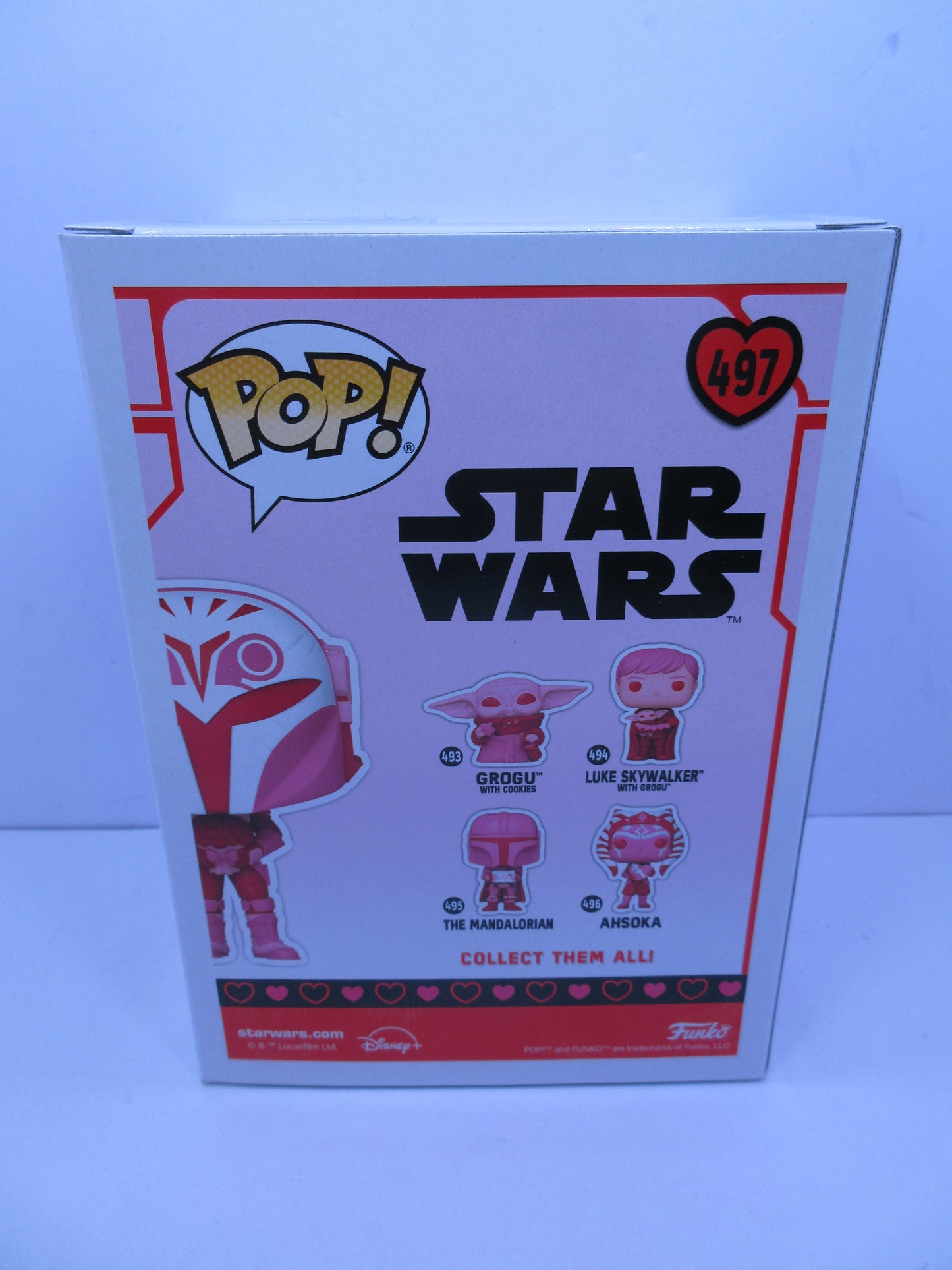 Star Wars - Bo-Katan Kryze #497 Valentines Day Pink Funko Shop Pop Exclusive 2021 Vinyl