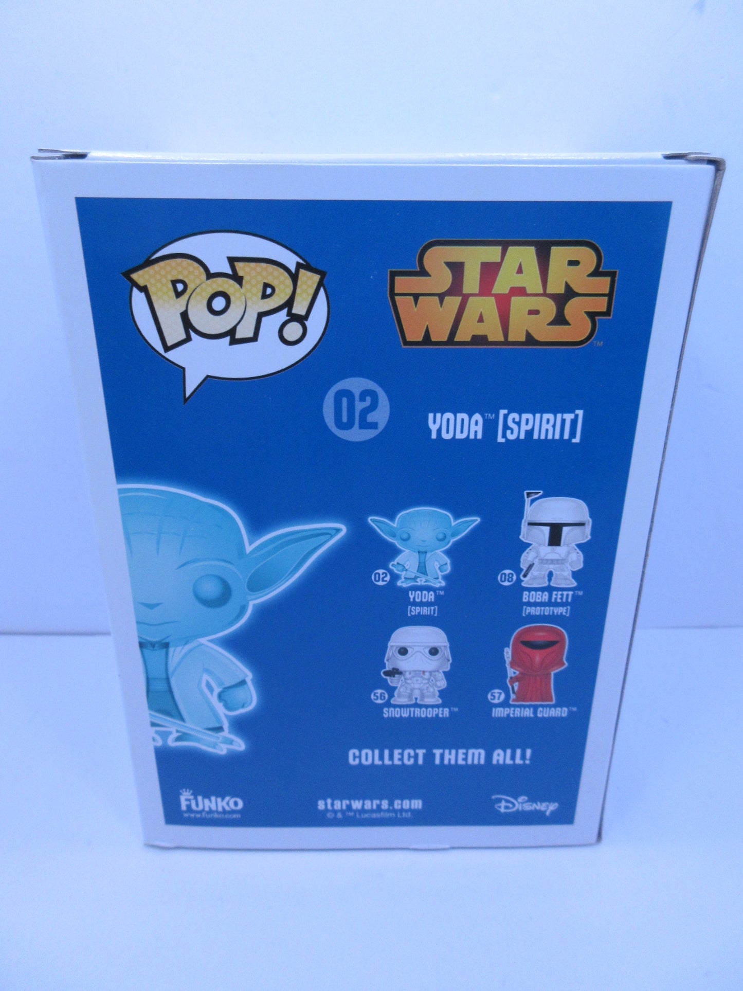 Star Wars - Yoda (Spirit) Glow In The Dark #02 Blue Box 2016 Funko Pop Vinyl