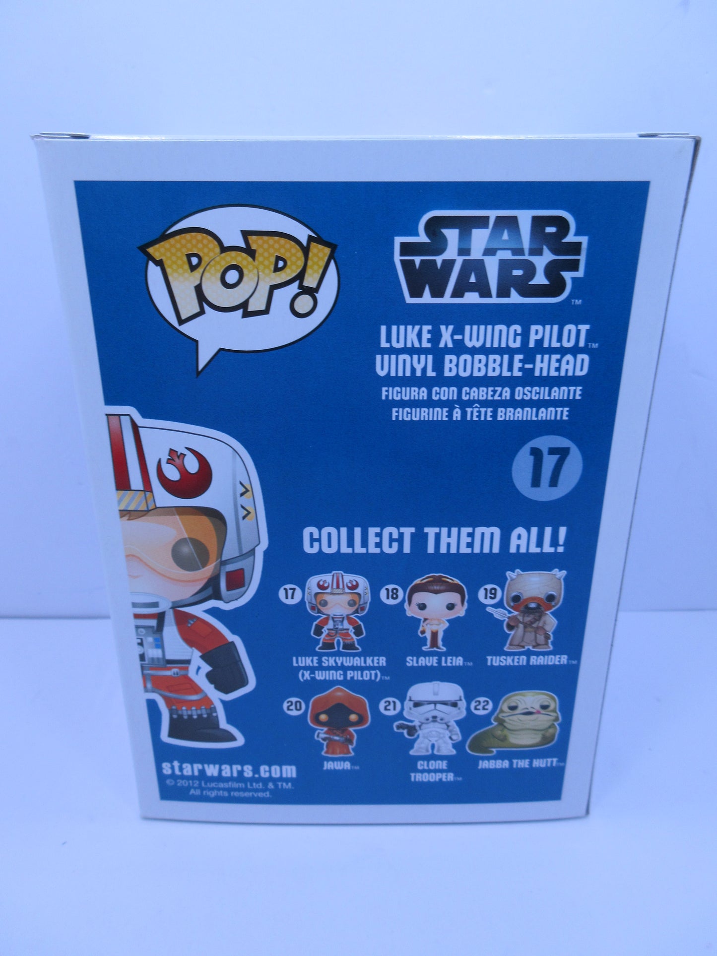 Star Wars - Luke Skywalker (X-Wing Pilot) #17 Blue Box 2015 Funko Pop Vinyl