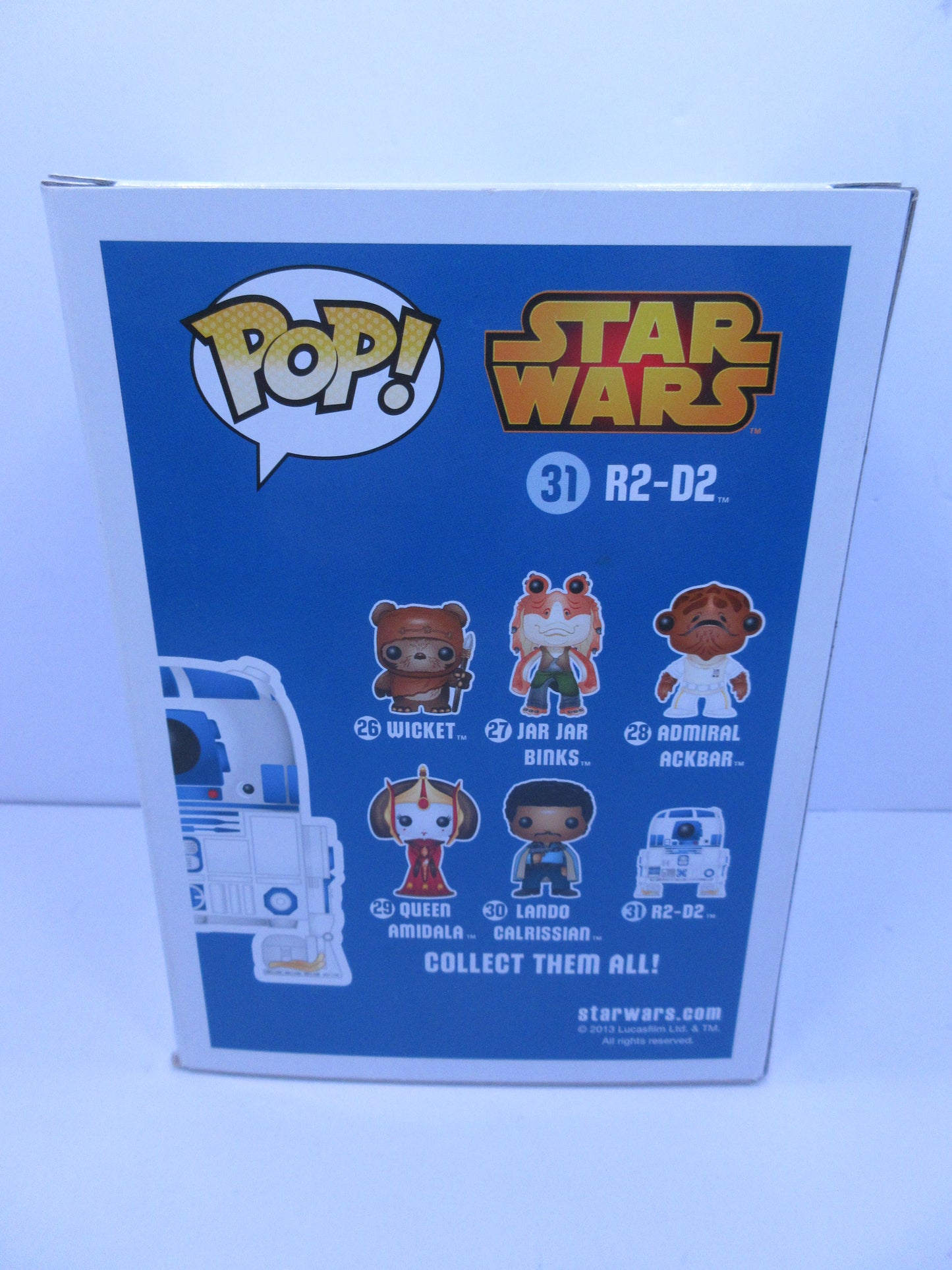 Star Wars - R2-D2 #31 Blue Box Funko Pop Vinyl Figure