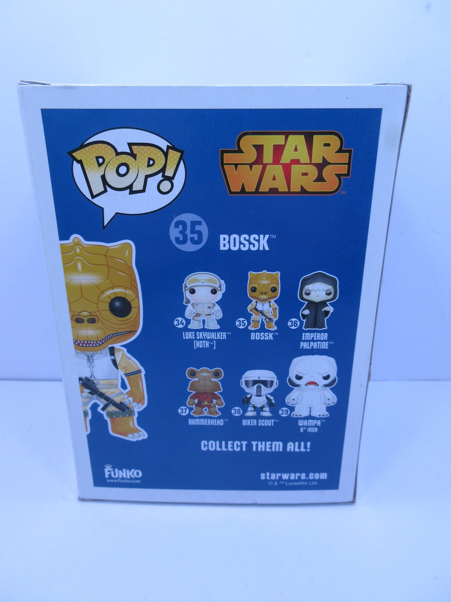 Star Wars - Bossk #35 Blue Box 2014 Funko Pop Vinyl Figure