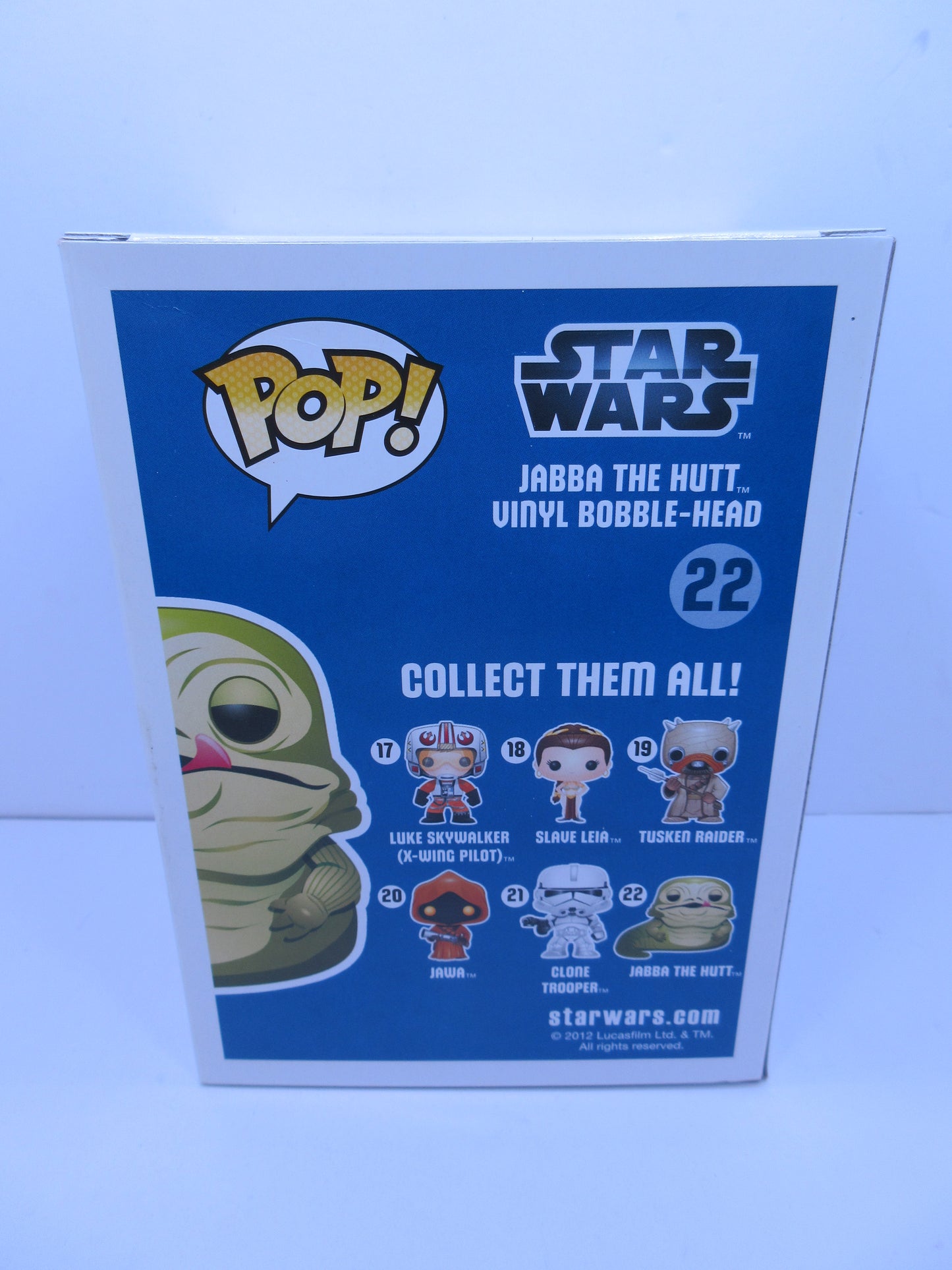 Star Wars - Jabba The Hutt #22 Blue Box 2017 Funko Pop Vinyl Figure