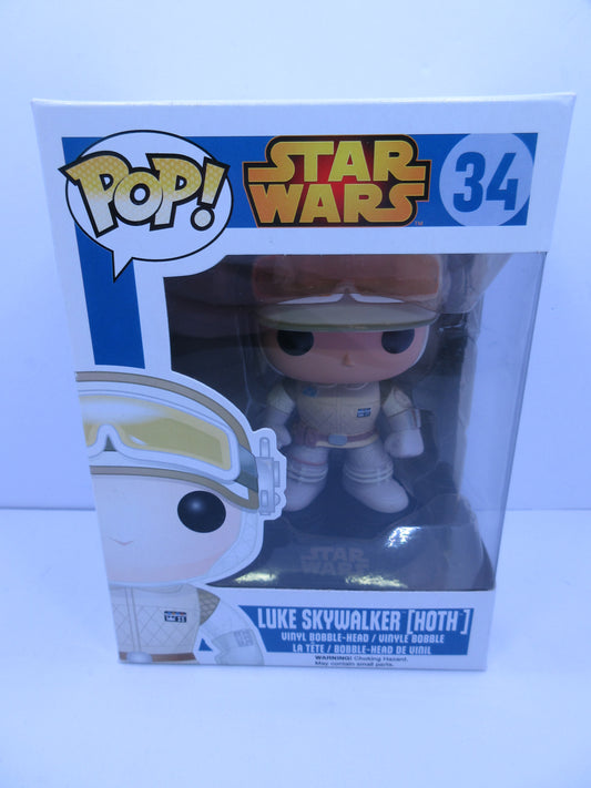 Star Wars - Luke Skywalker (Hoth) #34 Blue Box 2014 Funko Pop Vinyl