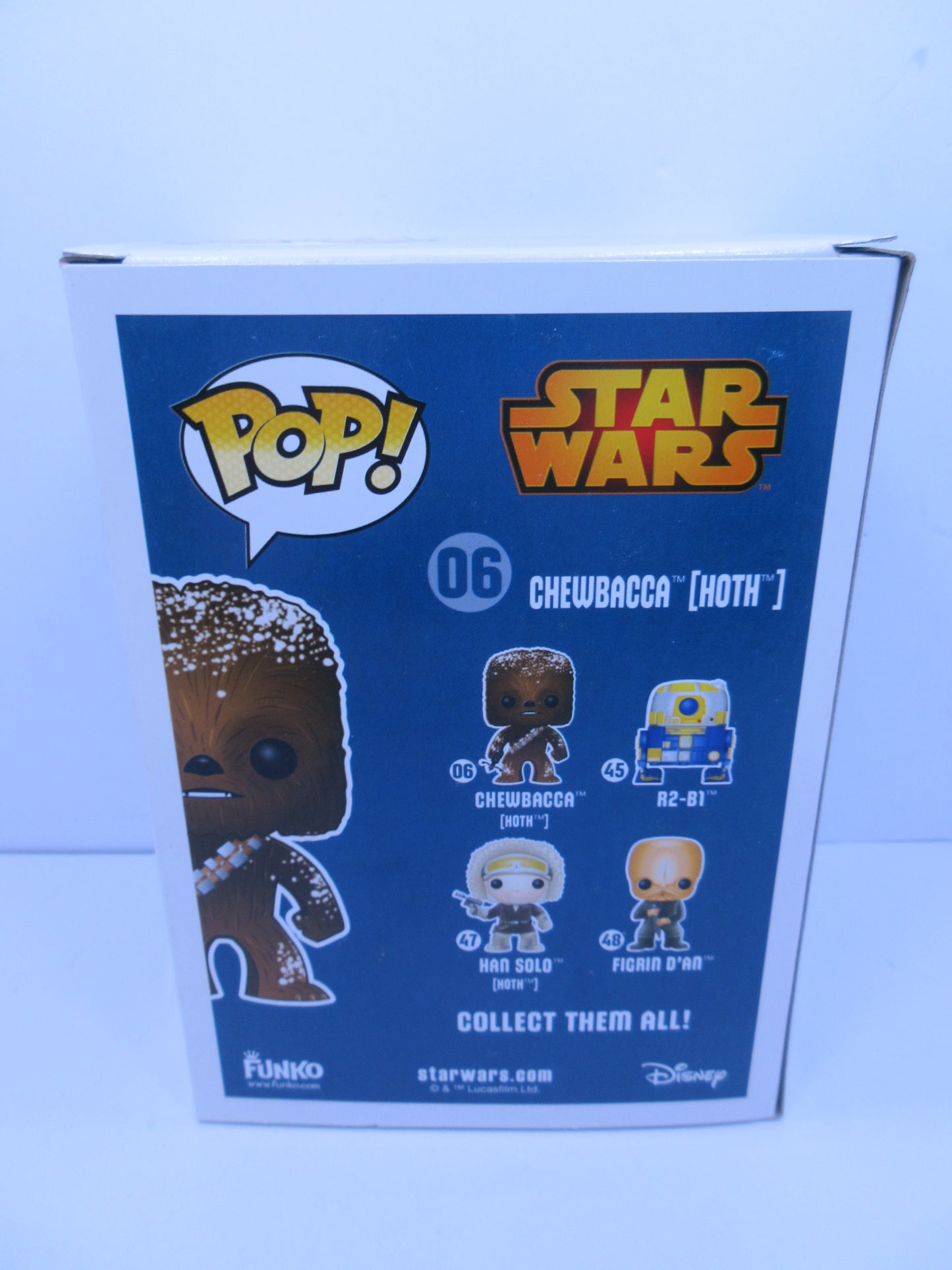 Star Wars - Chewbacca (Hoth) #06 Blue Box 2015 Funko Pop Vinyl Figure