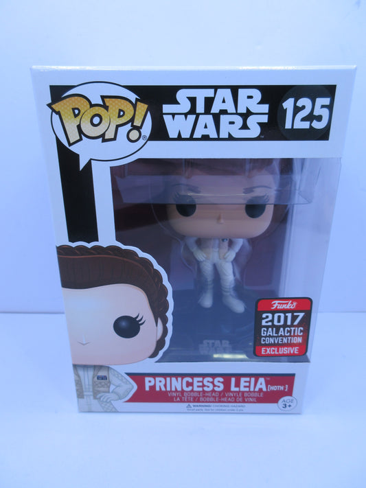 Star Wars - Princess Leia (Hoth) #125 Funko Pop Vinyl 2017 Galactic Convention Exclusive