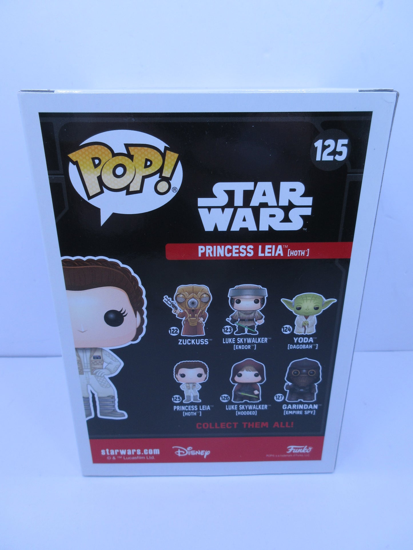 Star Wars - Princess Leia (Hoth) #125 Funko Pop Vinyl 2017 Galactic Convention Exclusive