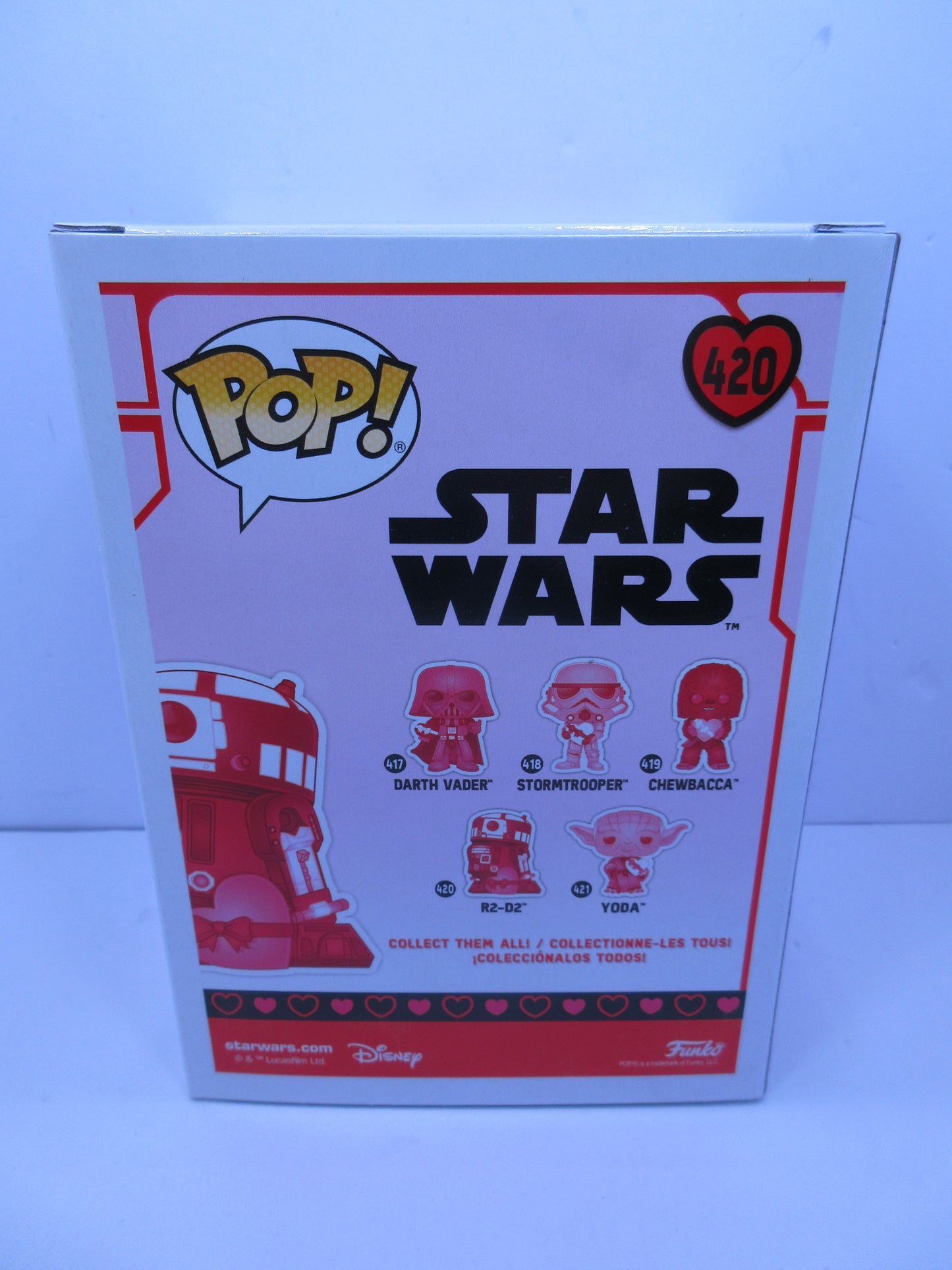 Star Wars - R2-D2 #420 Valentines Day Pink Popcultcha Funko Pop Exclusive