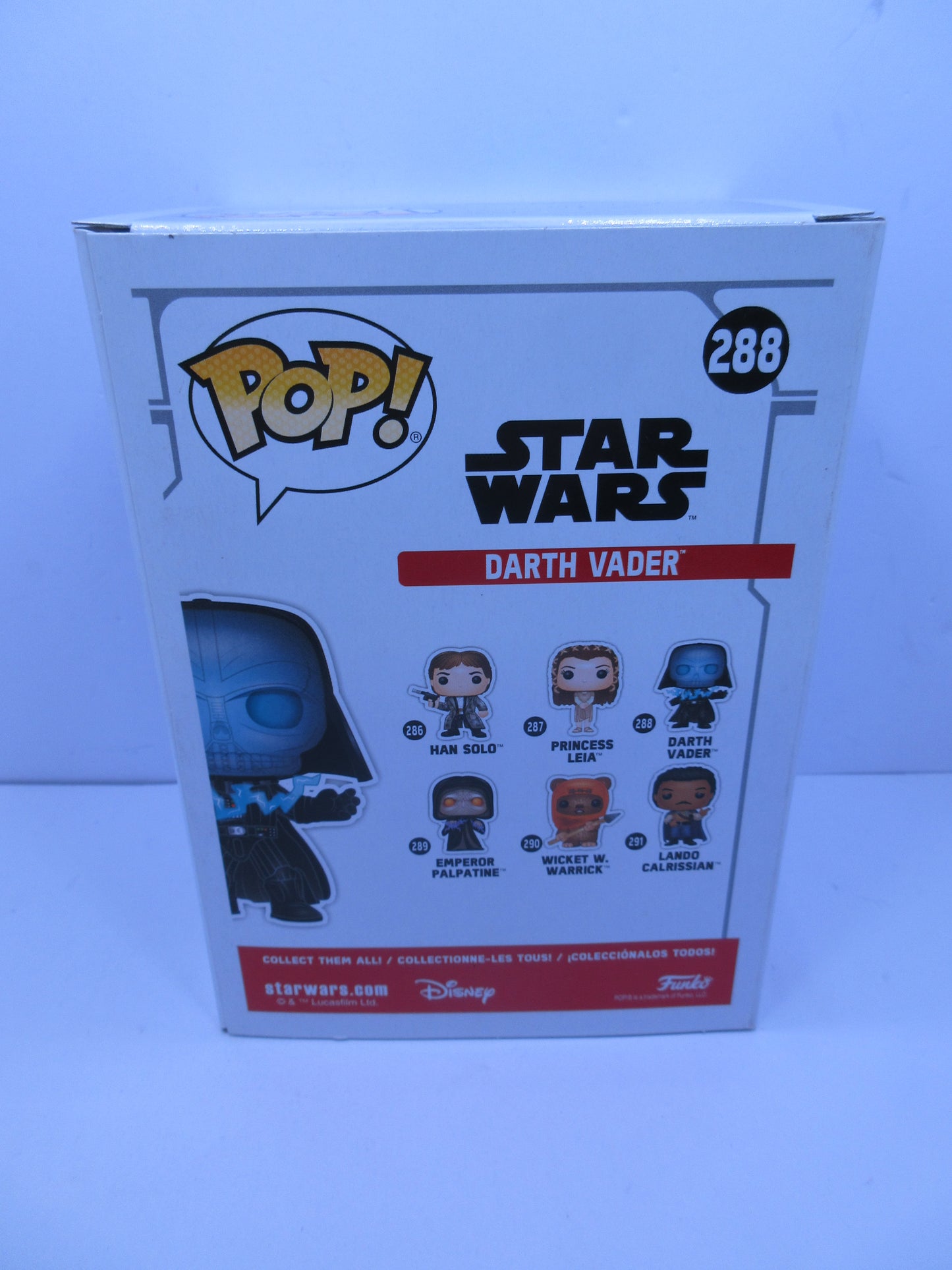 Star Wars - Darth Vader (Glow) #288 Funko Pop Vinyl 2018