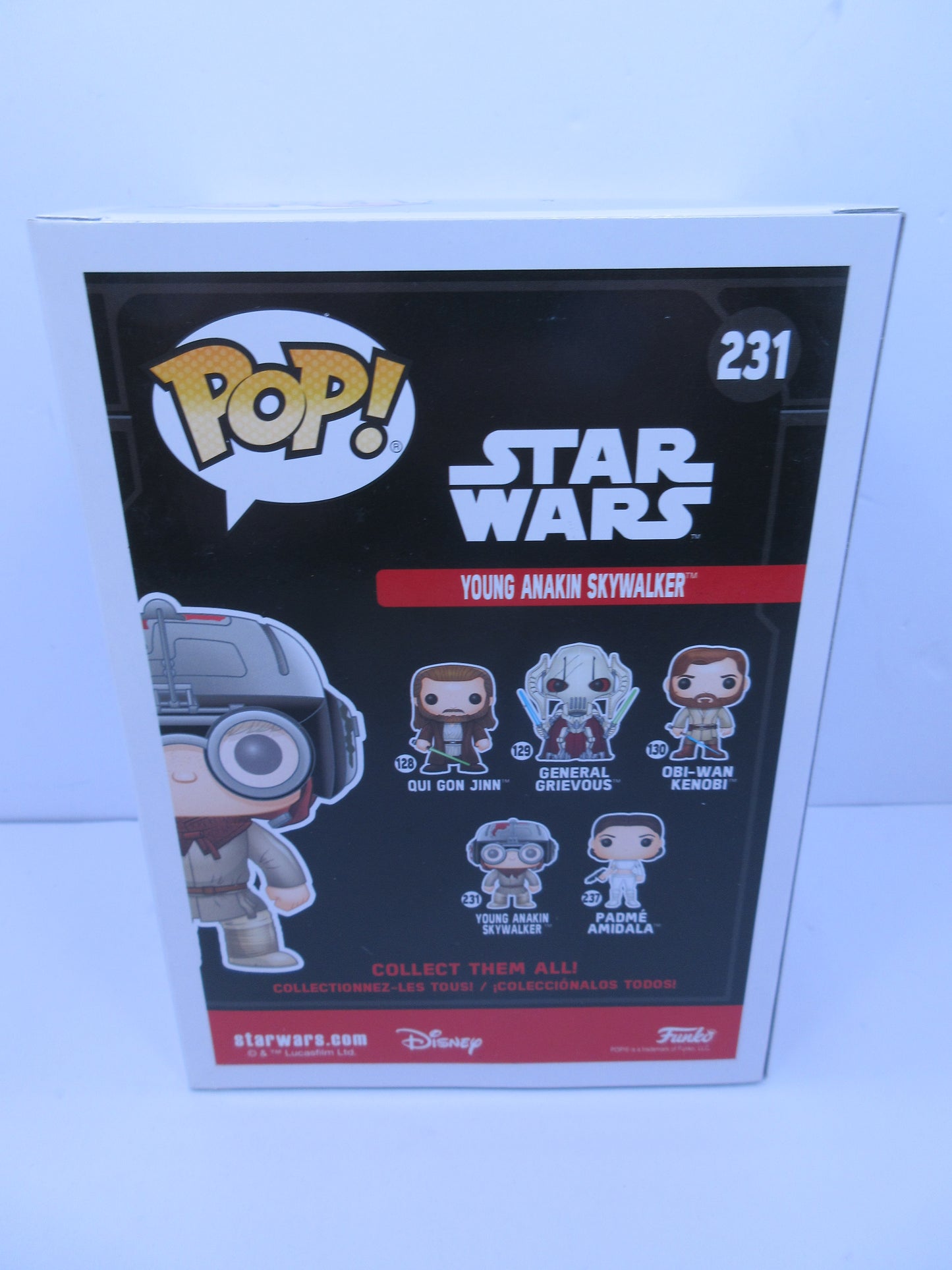 Star Wars - Young Anakin Skywalker #231 Funko Pop Vinyl Figure