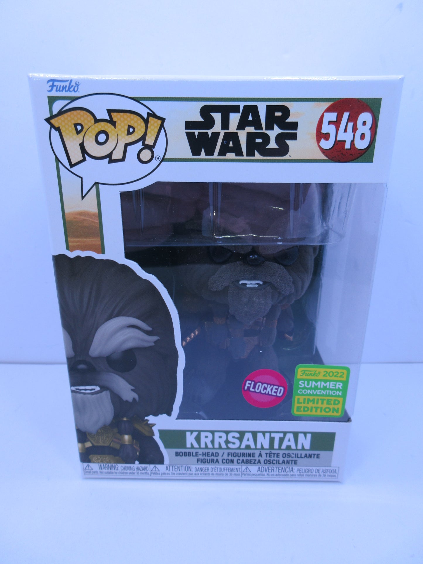 Star Wars - Book Of Boba Fett - Krrsantan #548 (Flocked) Summer Con. 2022 Funko Pop Vinyl Figure