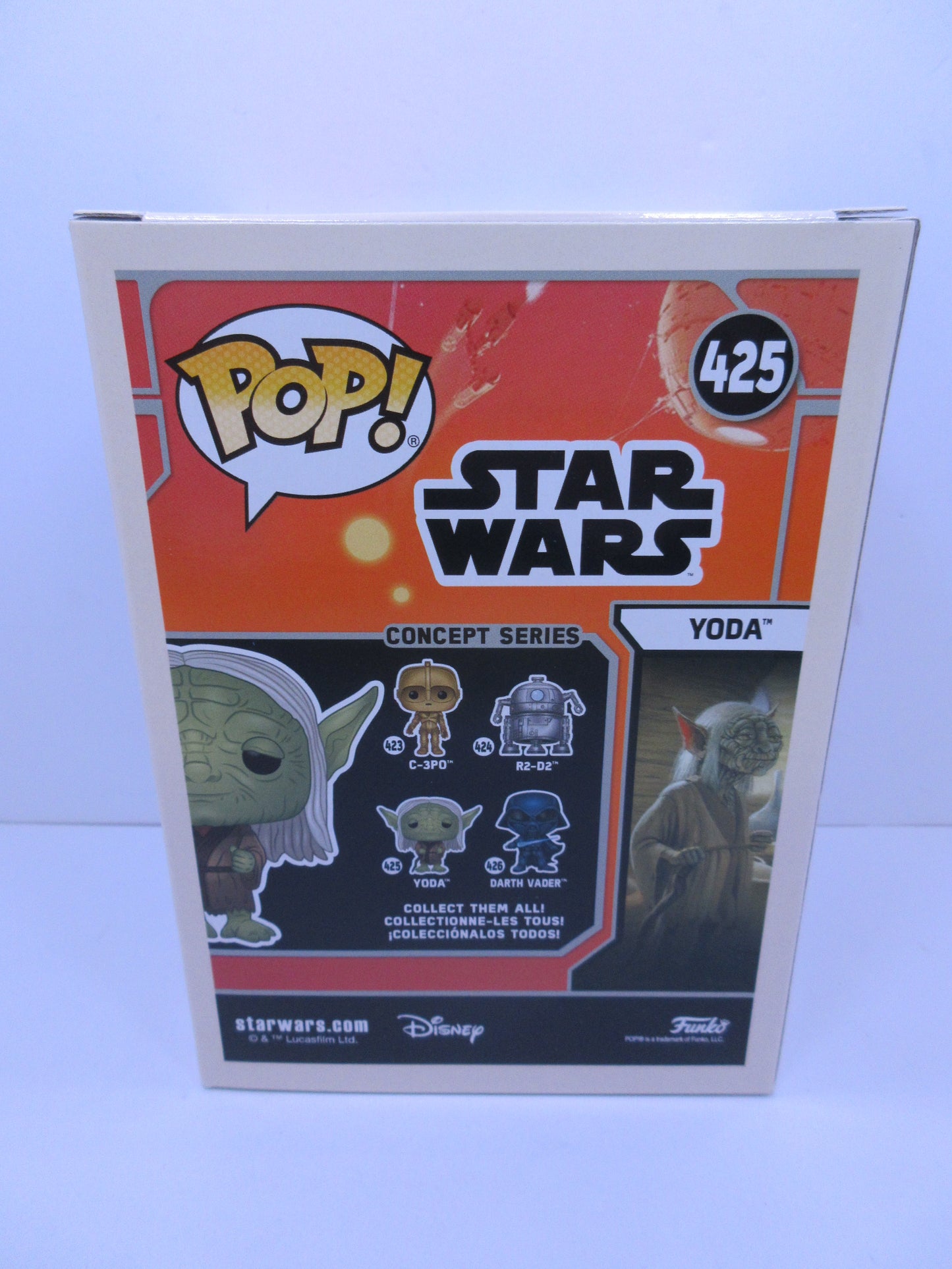 Star Wars - Yoda #425 Concept Series Funko Pop Vinyl Figure 2020