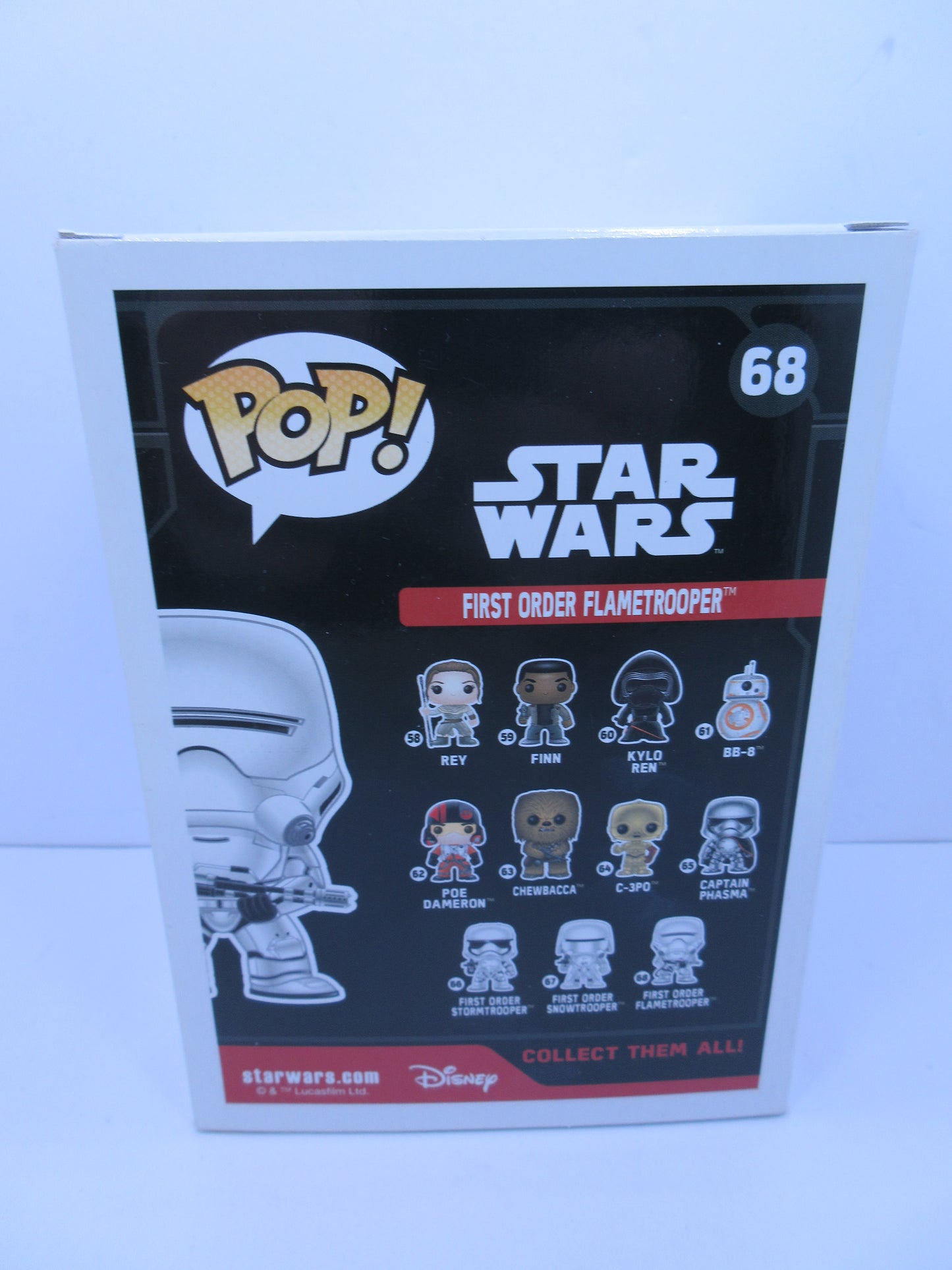 Star Wars - First Order Flametrooper #68 Funko Pop Vinyl Figure 2017