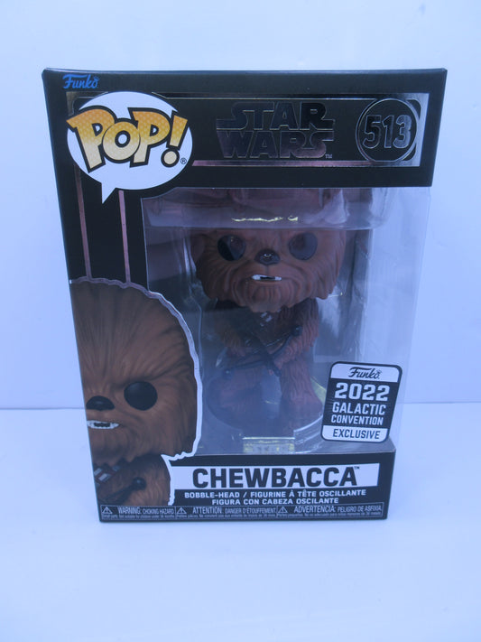 Star Wars - Chewbacca #513 Galactic Convention 2022 Funko Pop Vinyl Figure