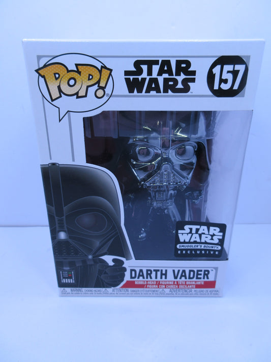 STAR WARS - Darth Vader (Chrome) #157 Smugglers Bounty Funko Pop Vinyl