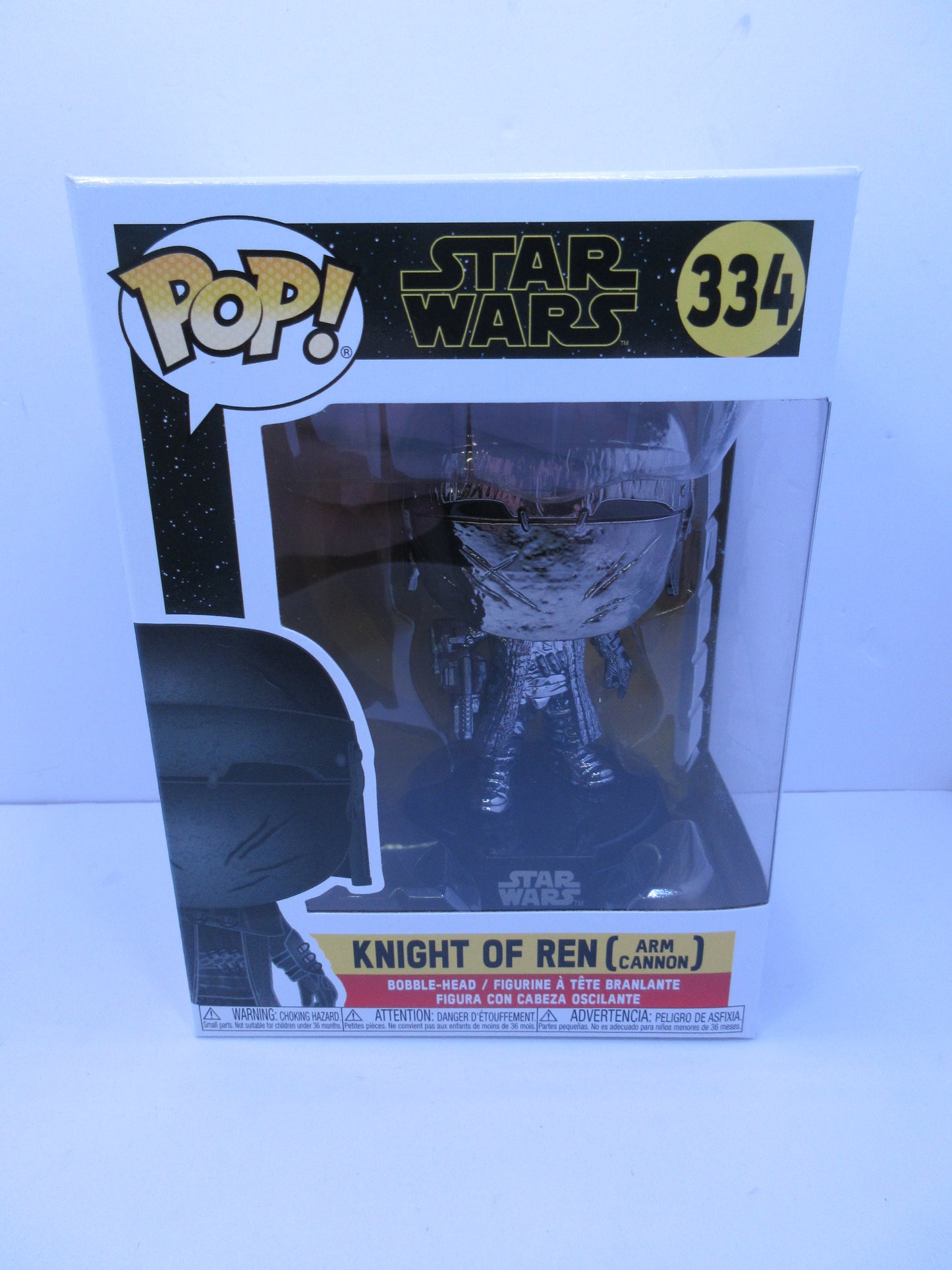 Star Wars - Knight Of Ren (Arm Canon) Hematite Chrome #334 Funko Pop Vinyl Figure 2019