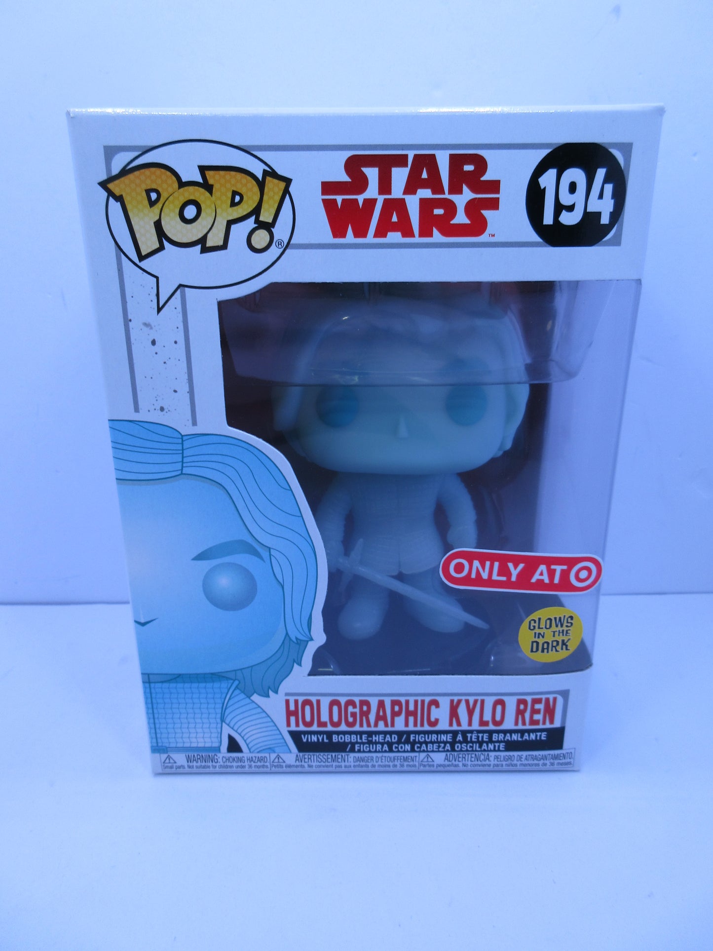 Star Wars - Holographic Kylo Ren #194 (GITD) Funko Pop Vinyl Figure 2017