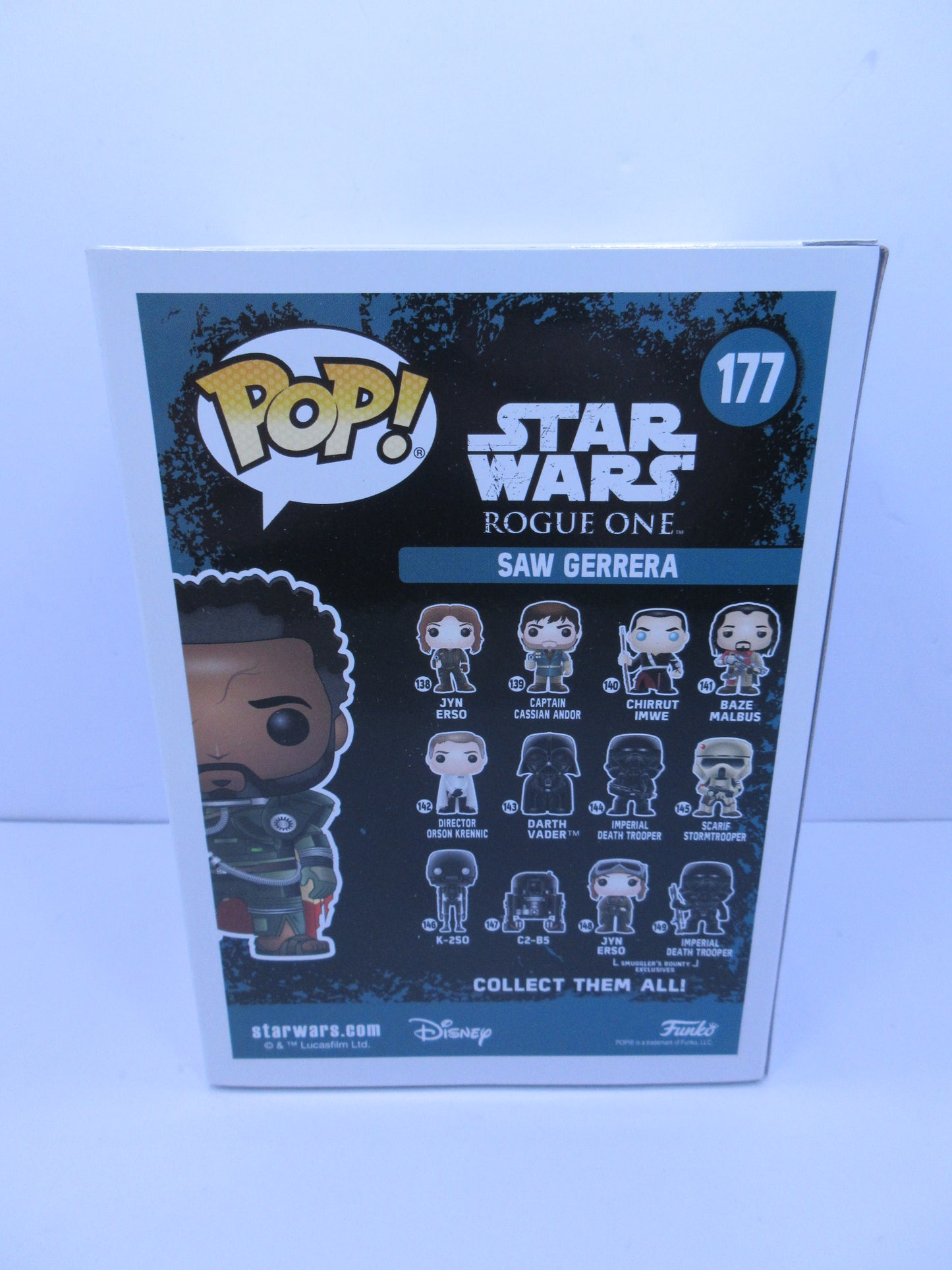 Star Wars - Rogue One - Saw Gerrera #177 Funko Pop Vinyl Figure 2017 Fall Convention Exclusive