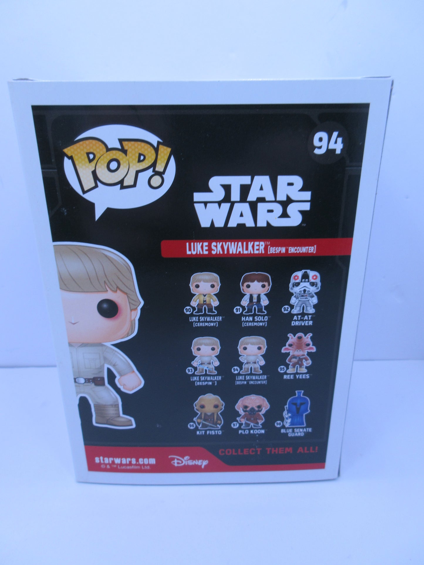 Star Wars - Luke Skywalker (Bespin Encounter) #94 Funko Pop Vinyl Figure 2016