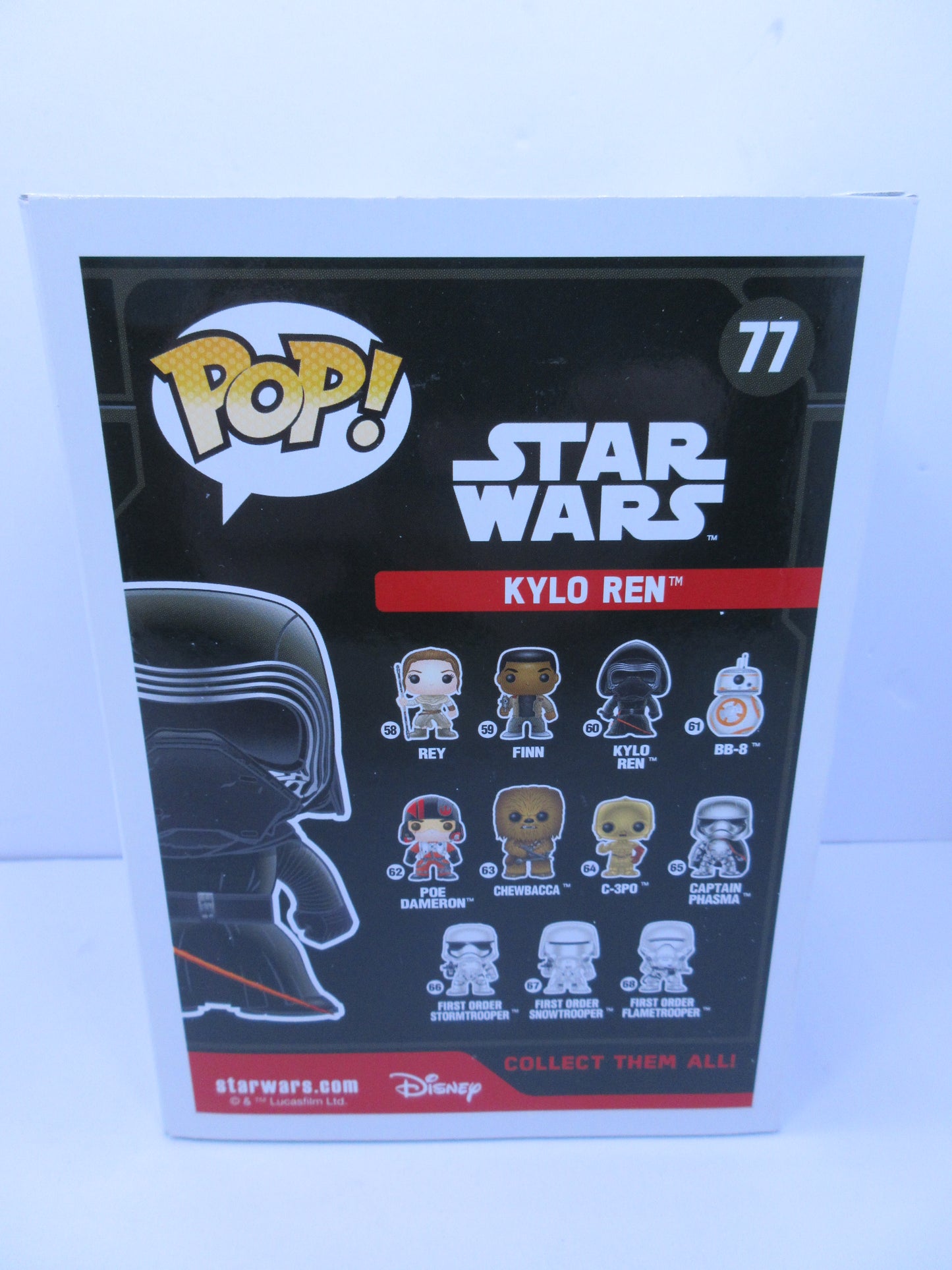 Star Wars - Kylo Ren #77 Funko Pop Vinyl Figure 2016