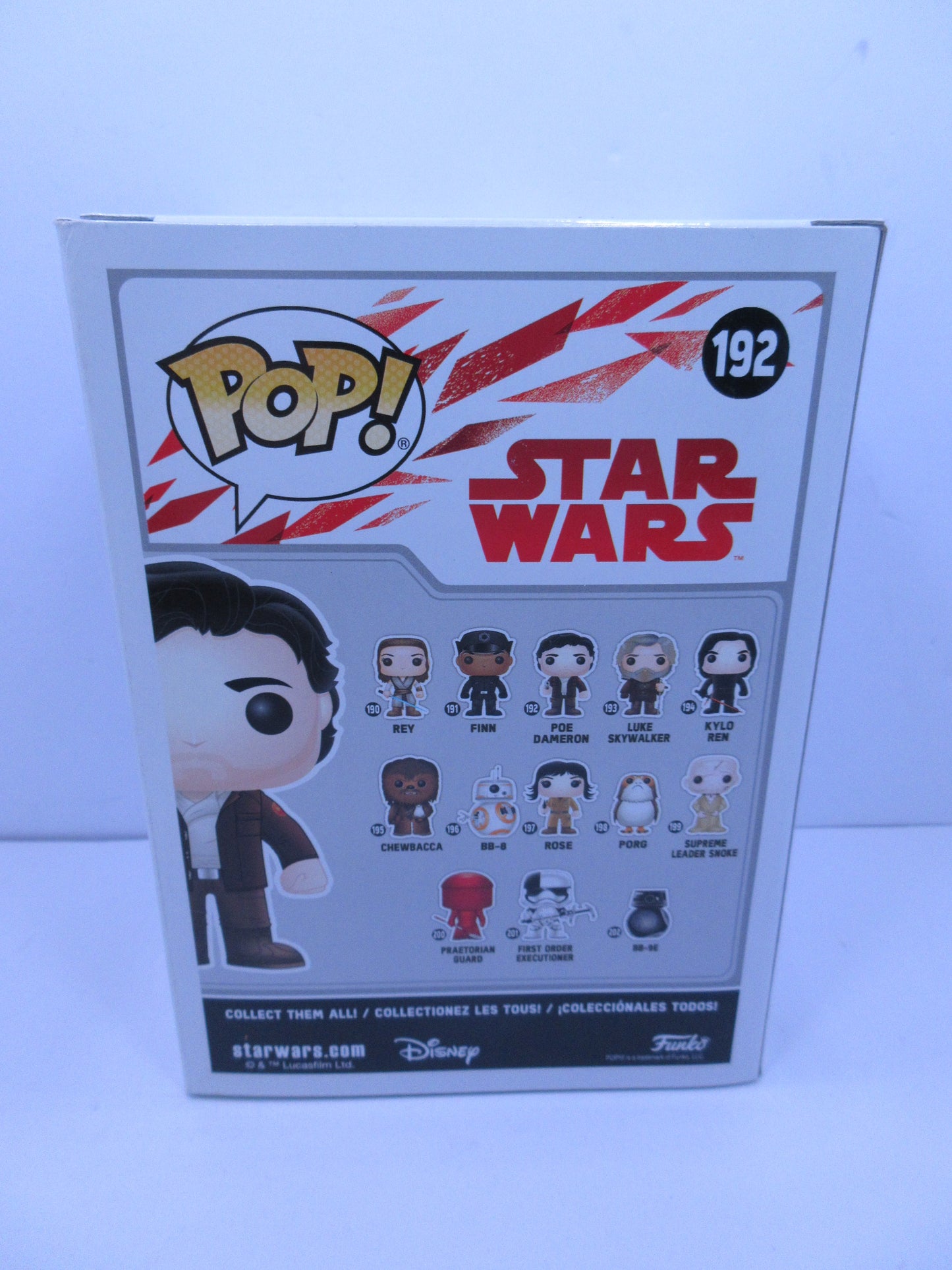 Star Wars - Poe Dameron #192 Funko Pop Vinyl Figure 2017