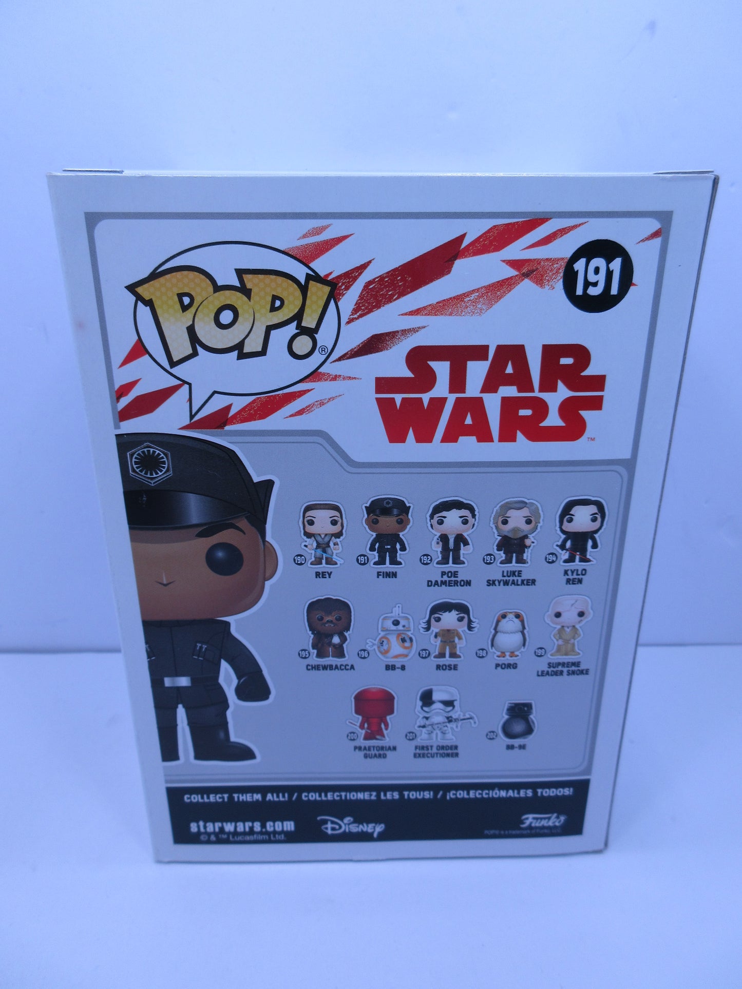 Star Wars - Finn #191 Funko Pop Vinyl Figure 2017