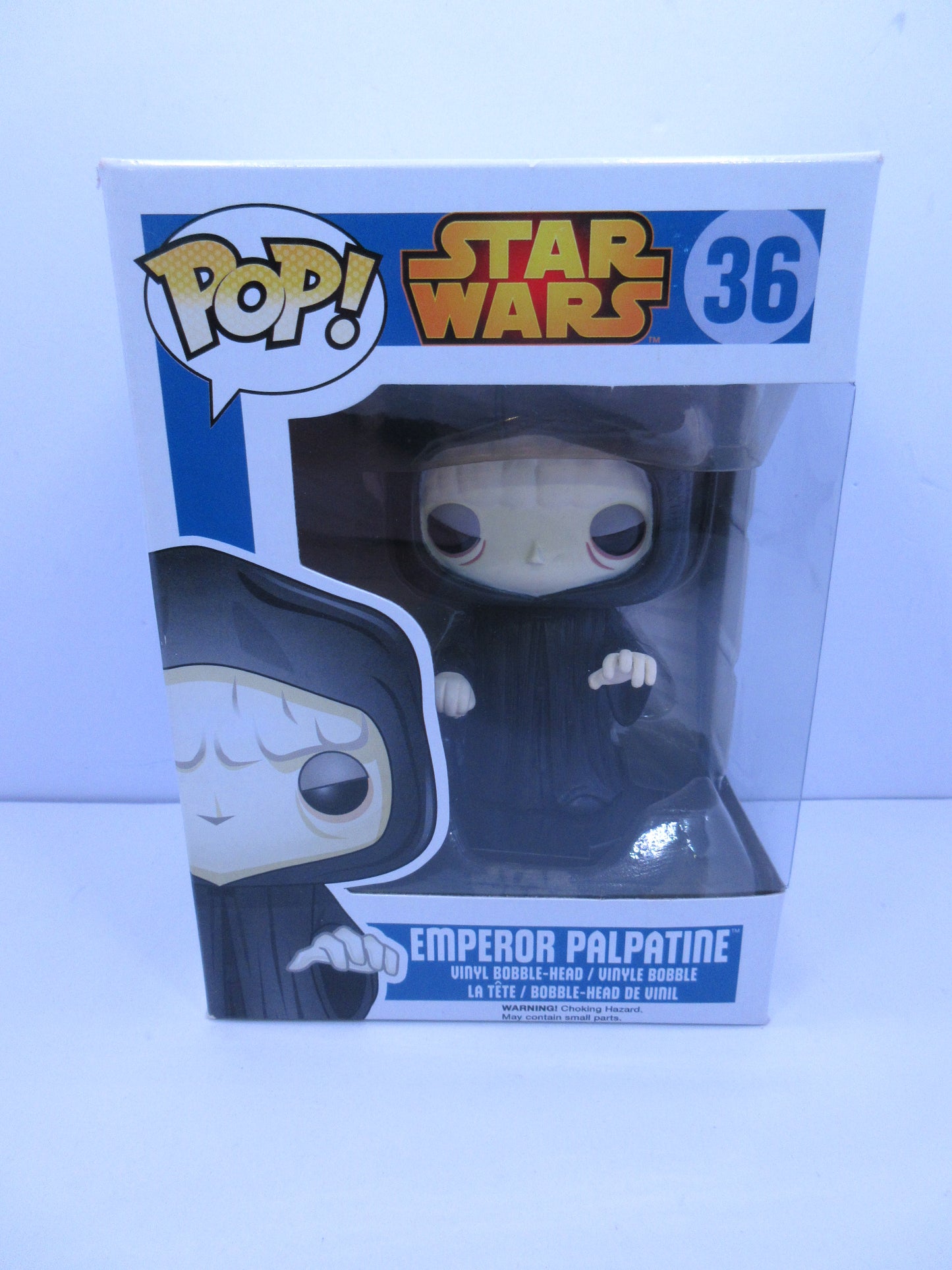 Star Wars - Emperor Palpatine #36 Blue Box 2014 Funko Pop Vinyl