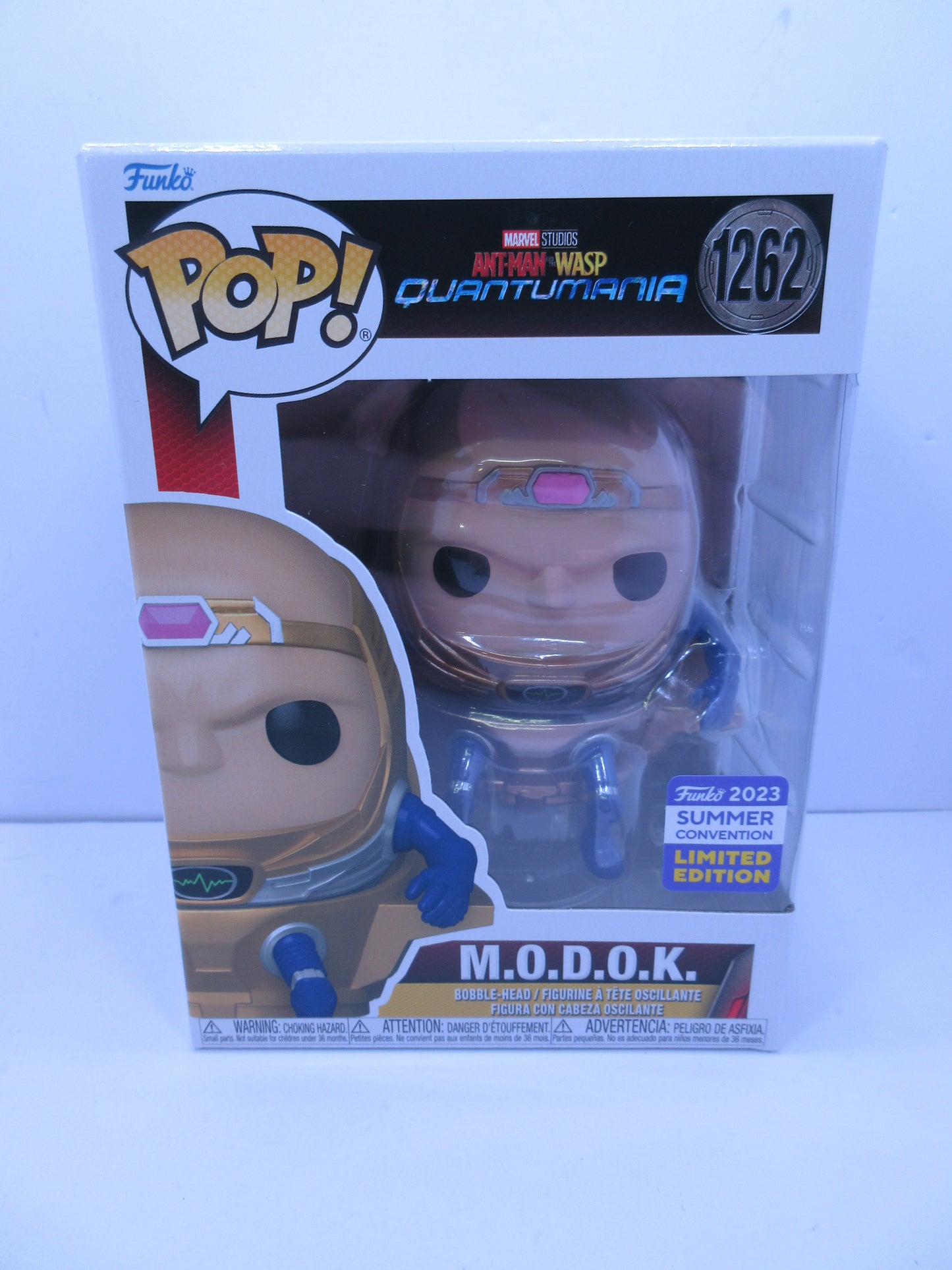 MARVEL - Ant Man Wasp Quantumania - MODOK #1262 Funko Pop Vinyl Figure Summer Convention 2023