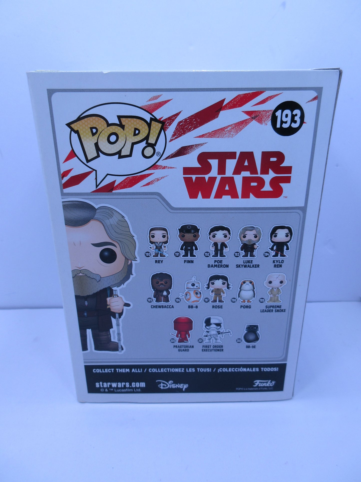 Star Wars - Luke Skywalker #193 Funko Pop Vinyl Figure 2017