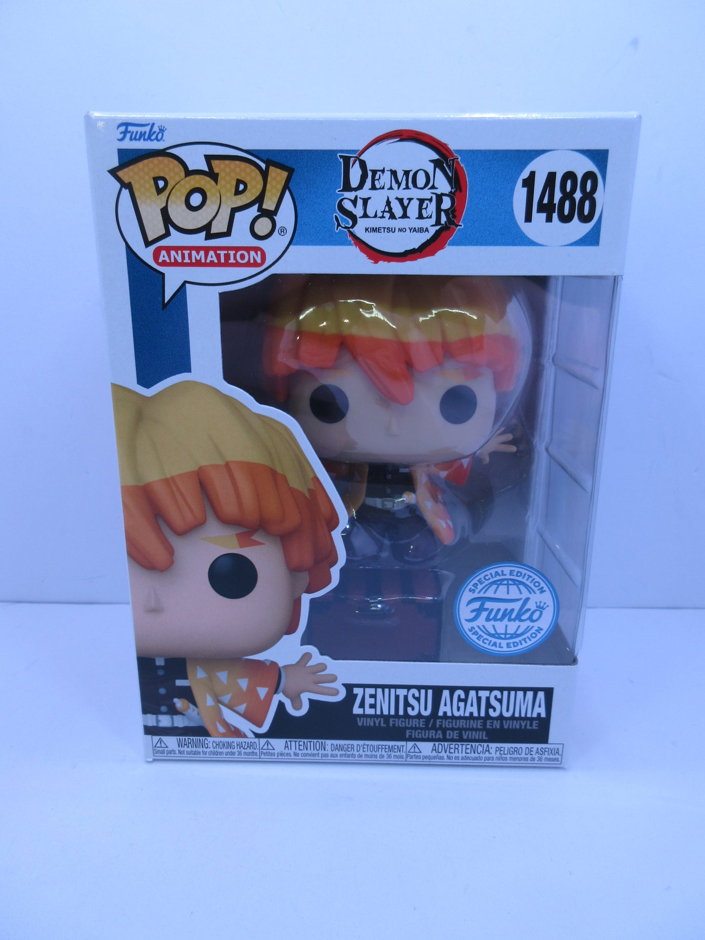 Animation - Demon Slayer - Zenitsu Agatsuma #1488 Funko Pop Vinyl Figure