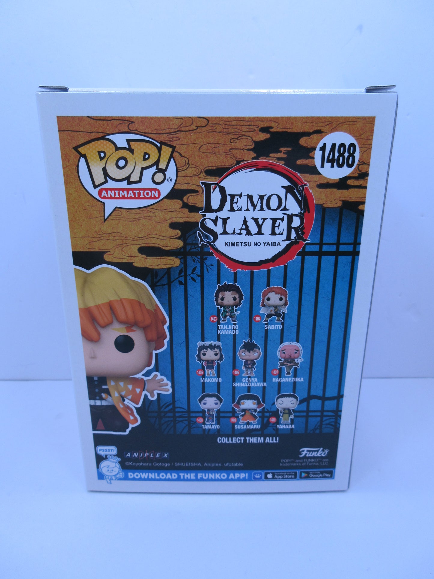 Animation - Demon Slayer - Zenitsu Agatsuma #1488 Funko Pop Vinyl Figure