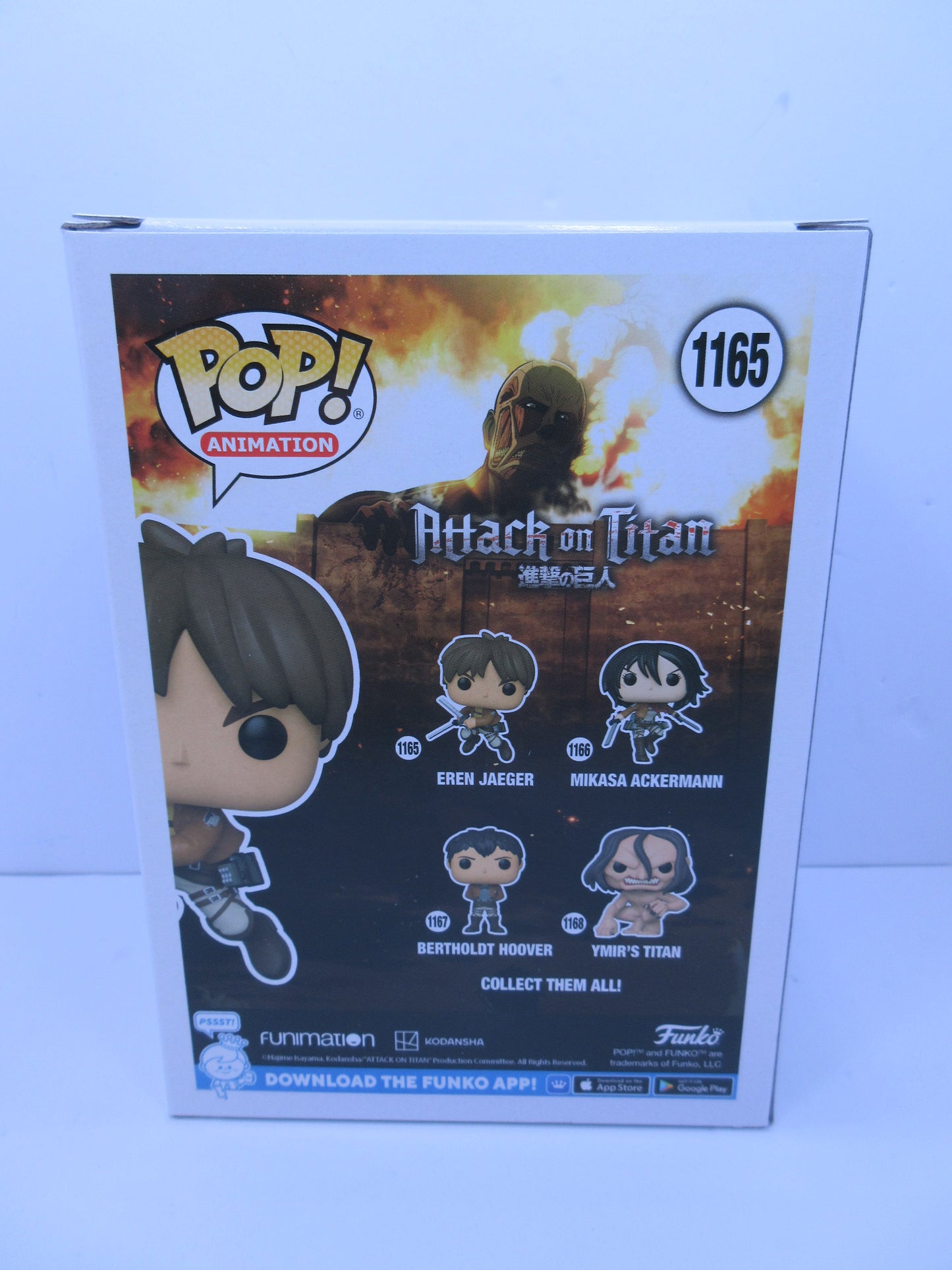 Animation - Attack On Titan - Eren Jaeger #1165 Funko Pop Vinyl Figure