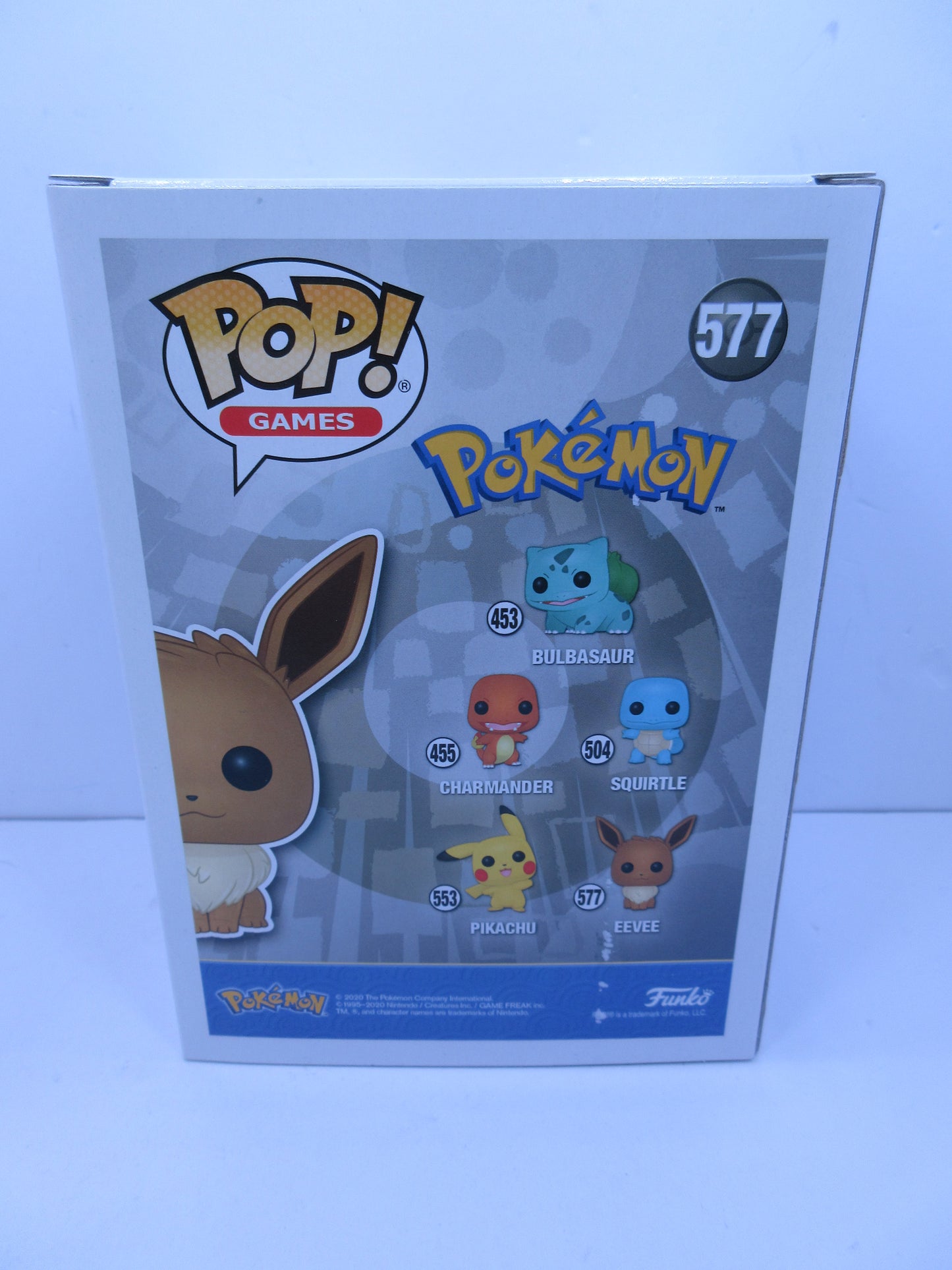 Games - Pokemon - Eevee #577 Funko Pop Vinyl Figure