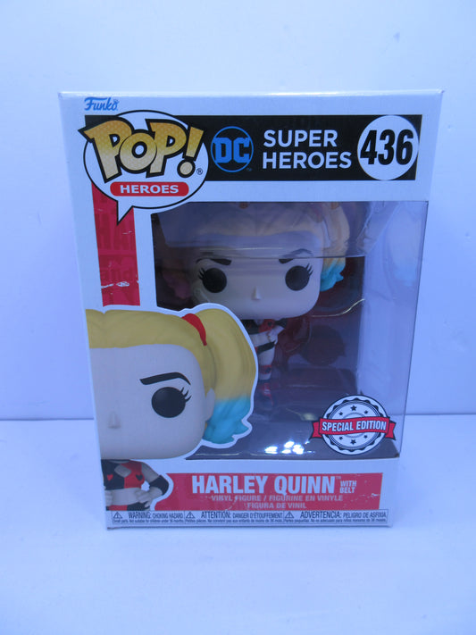 DC - Heroes - Harley Quinn (With Belt) #436 Funko Pop Vinyl Figure