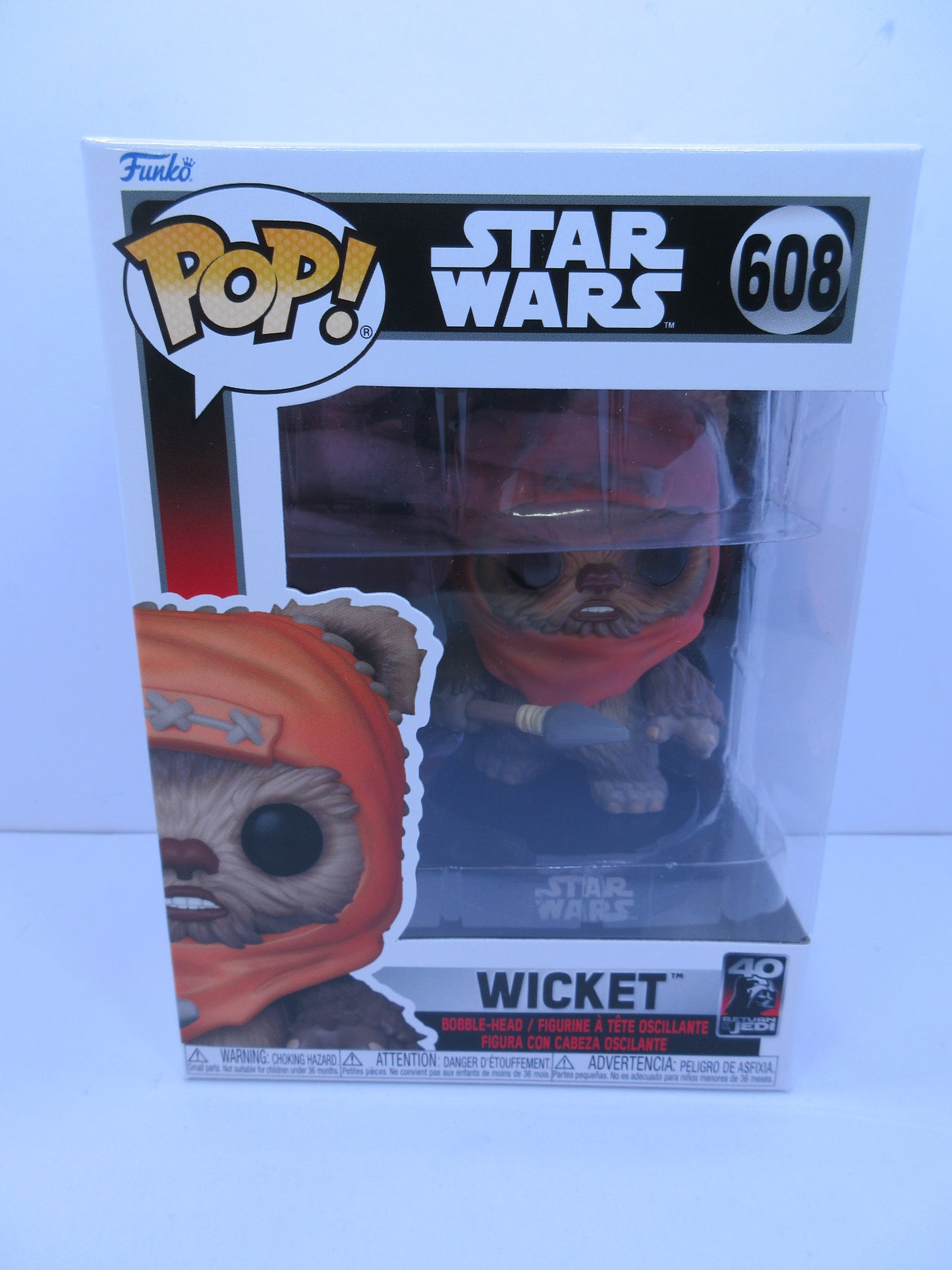 Star Wars - Wicket #608 Funko Pop Vinyl Return Of The Jedi 40th Anniversary