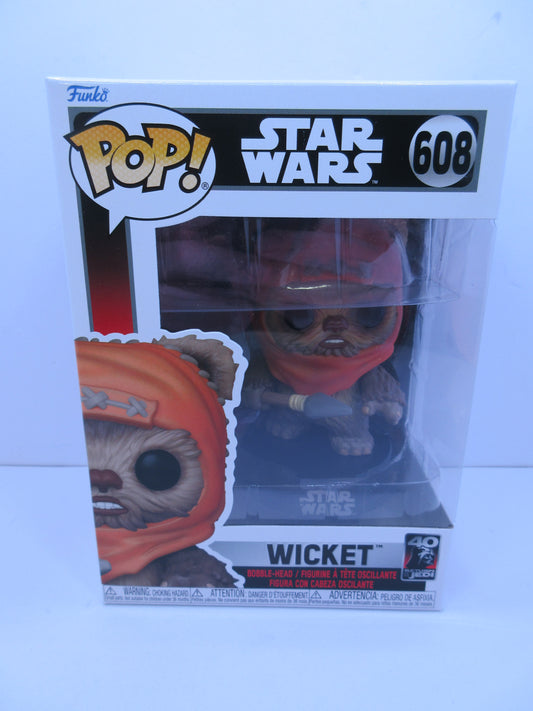 Star Wars - Wicket #608 Funko Pop Vinyl Return Of The Jedi 40th Anniversary