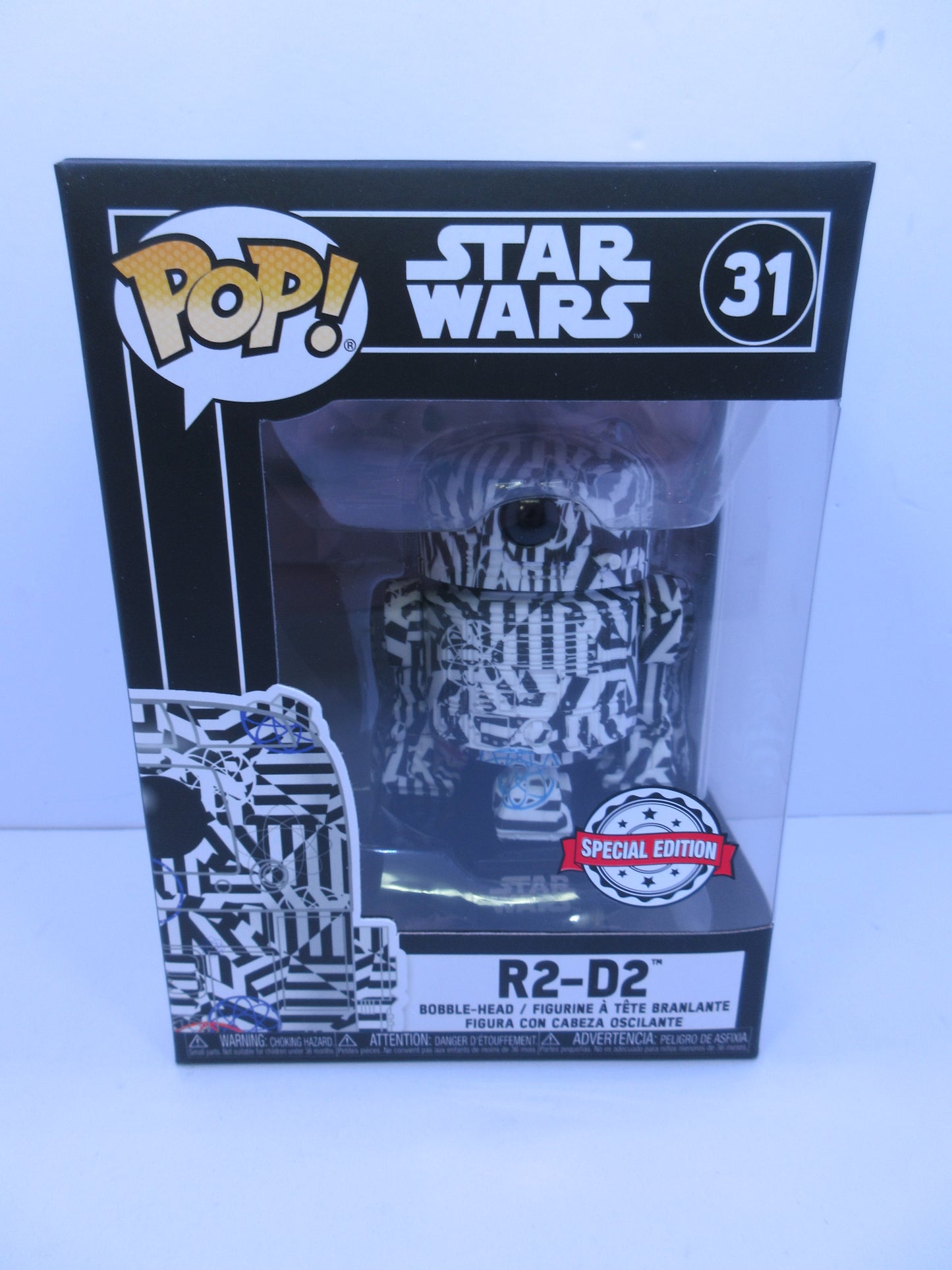 Star Wars - R2-D2 #31 Futura Zebra Print Funko Pop Vinyl Figure